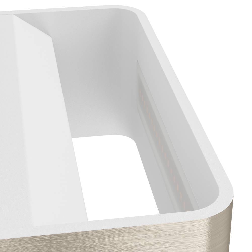 EGLO Wandleuchte »SANIA 4«, 1 flammig, Leuchtmittel LED-Board | LED fest integriert, Wohnzimmer, Esszimmer, Flur, minimalistisch, indirektes Licht, 20x8cm
