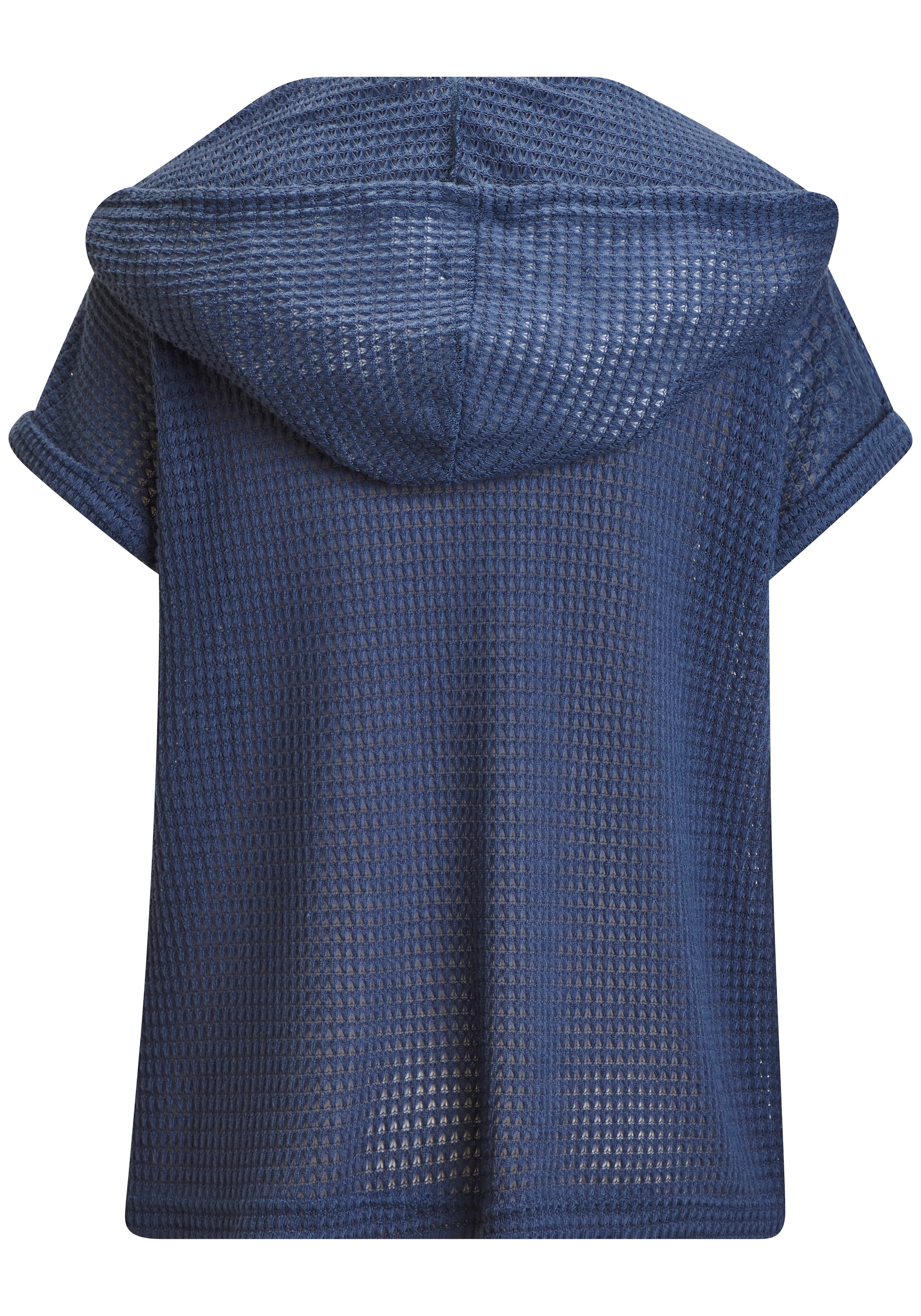 LASCANA Strandshirt »aus bügelfreiem Waffelstrick« 1 mit Kapuze und Knopfleiste