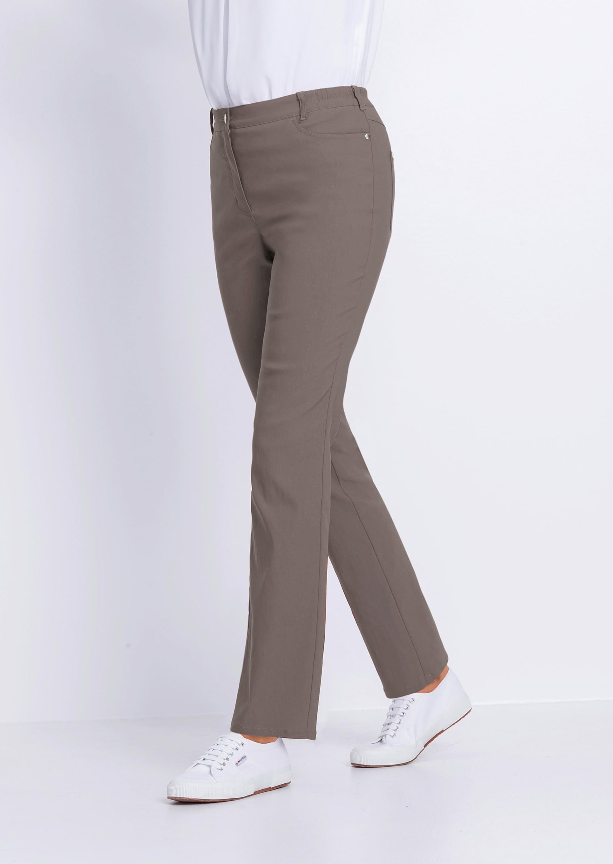 GOLDNER Stoffhose »Kurzgröße Perfekte Super-Stretch-Hose CARLA«  Super-Stretch: nichts kneift oder engt ein
