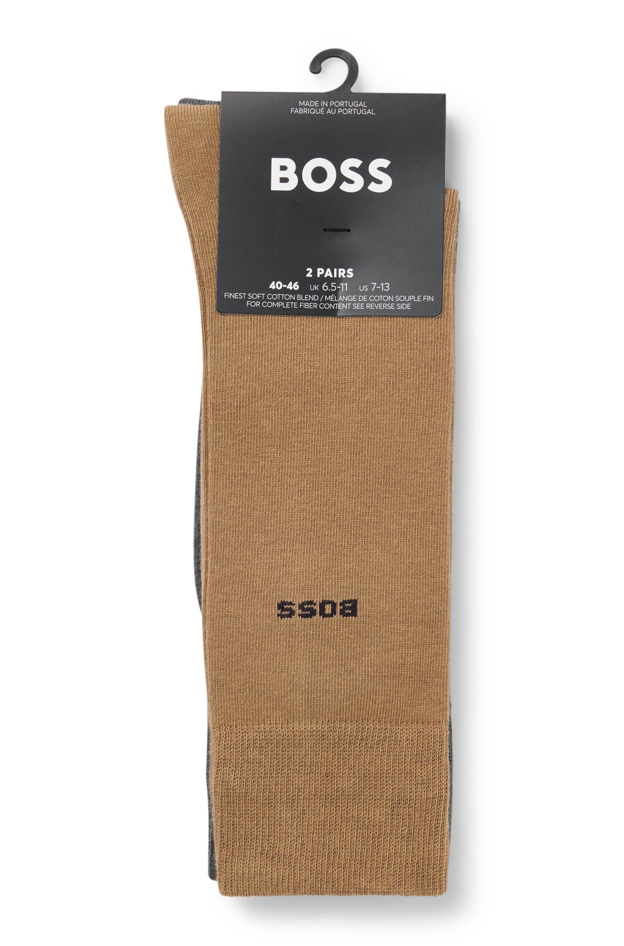 BOSS Businesssocken »2P RS Uni CC« Packung, 2er, 2 Stk. tlg. mit Markenlogo