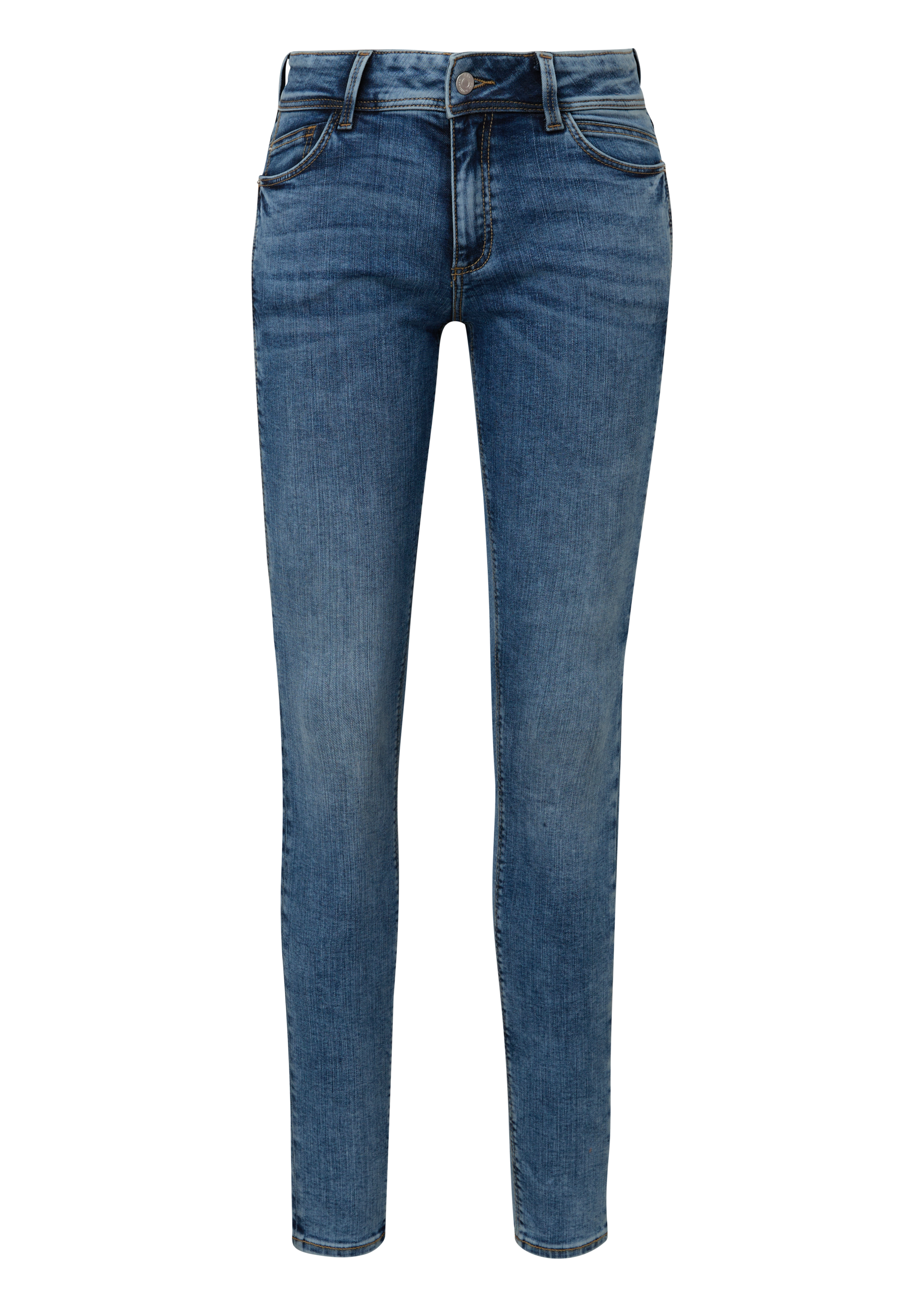 QS 5-Pocket-Jeans, in Washed-Optik