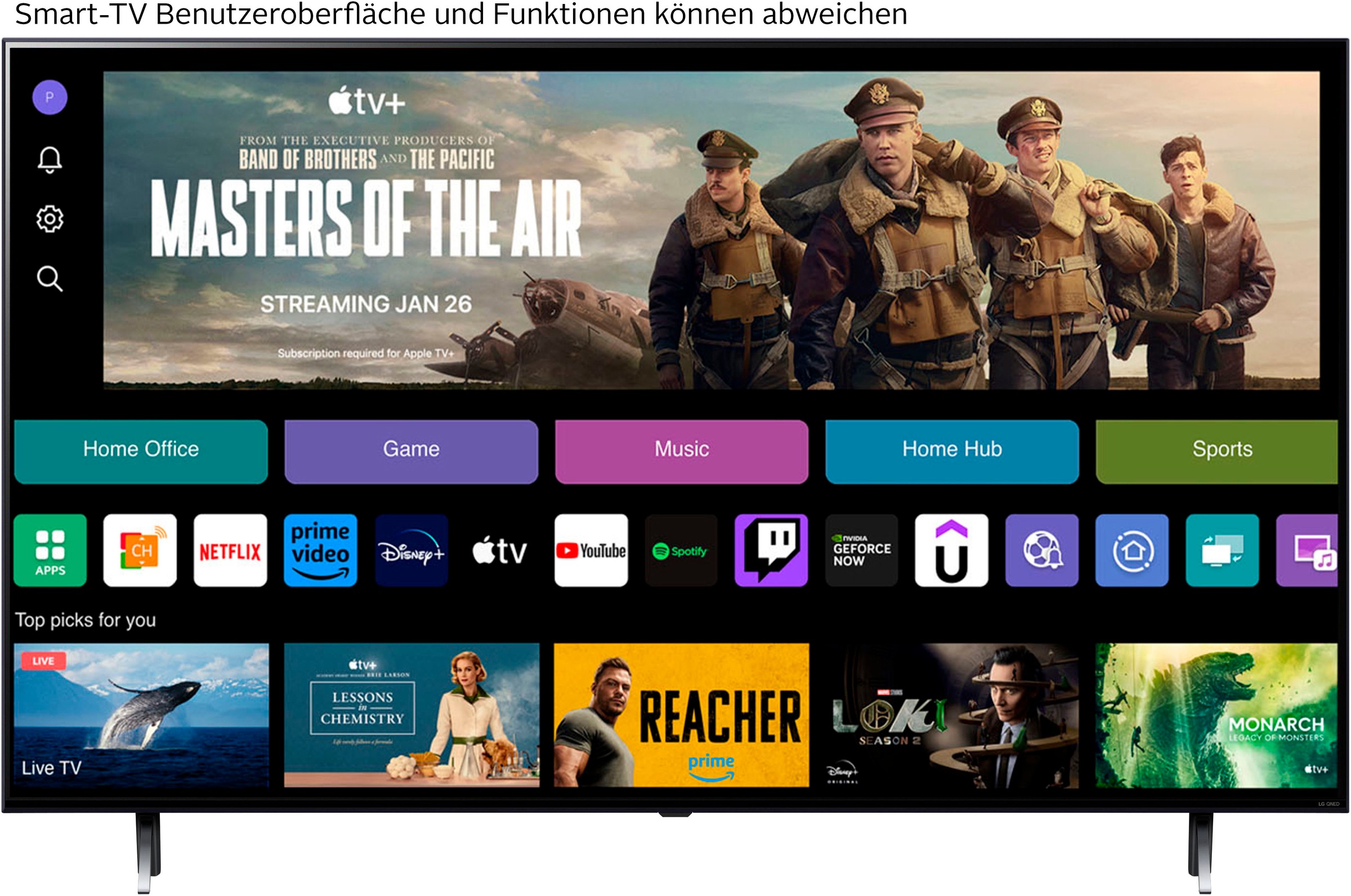 LG QNED-Fernseher »50QNED776RB«, 4K Ultra HD, Smart-TV
