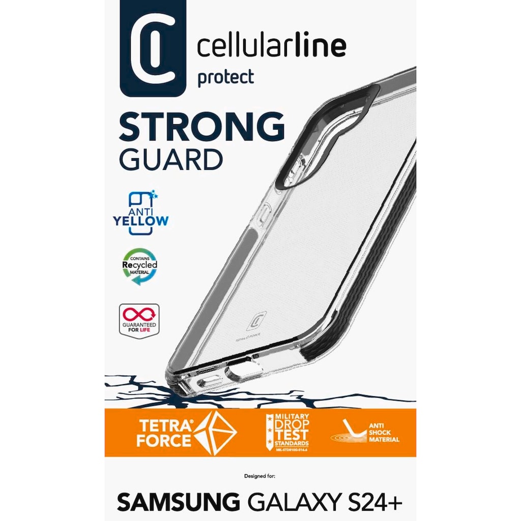 Cellularline Handyhülle »Hard Case Tetra Force für Samsung Galaxy S24+«