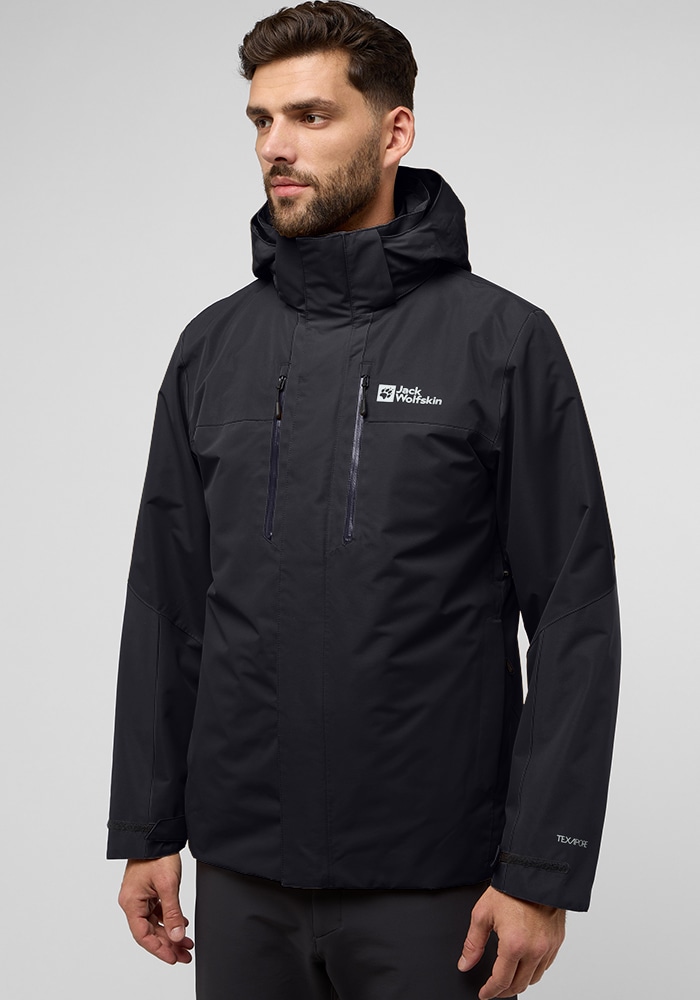 Jack Wolfskin 3-in-1-Funktionsjacke »JASPER 3IN1 JKT M«, mit Kapuze