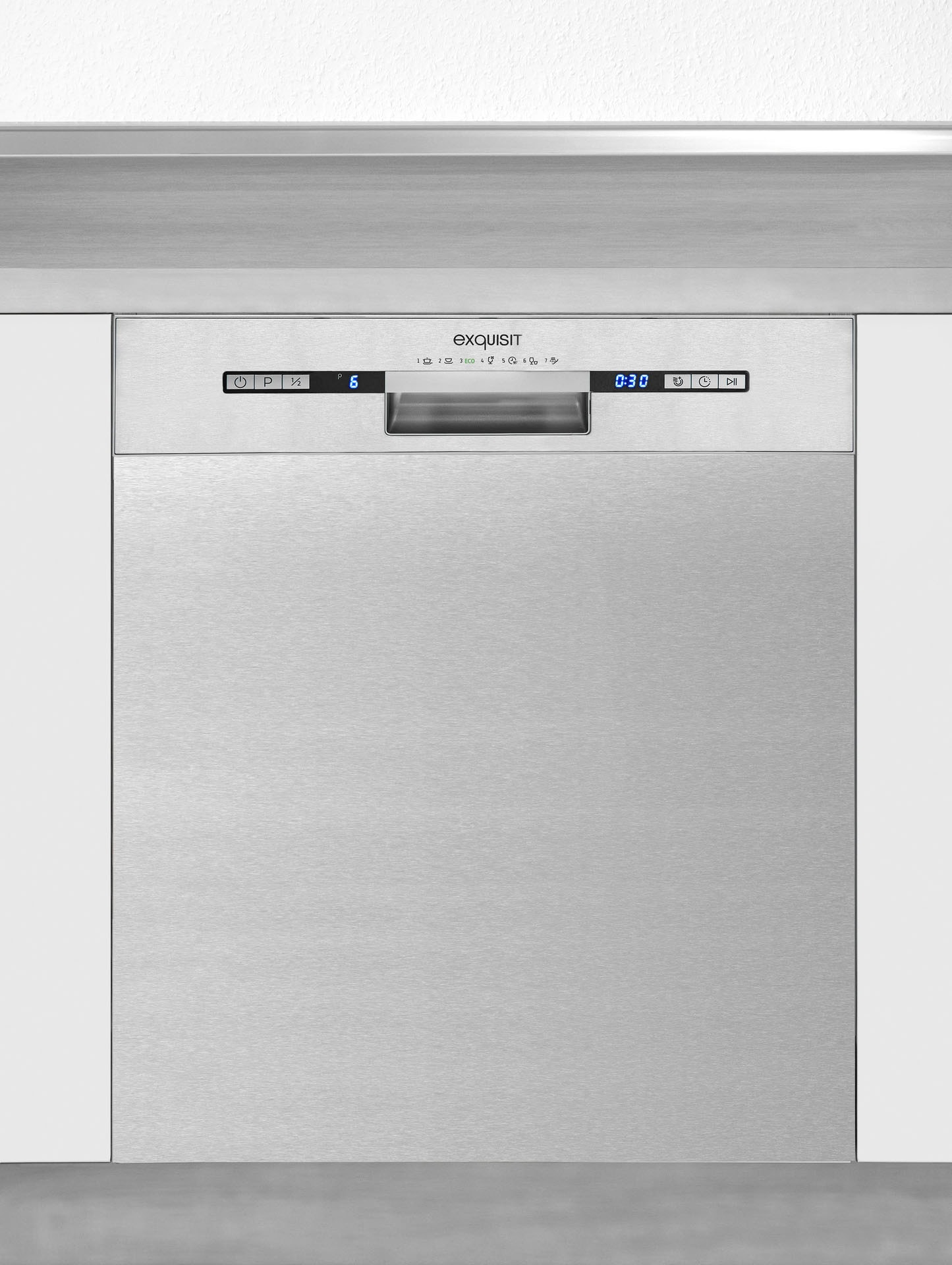 Unterbaugeschirrspüler »EGSP9313-EF-030E inox«, EGSP9313-EF-030E inox, 11 l, 13...