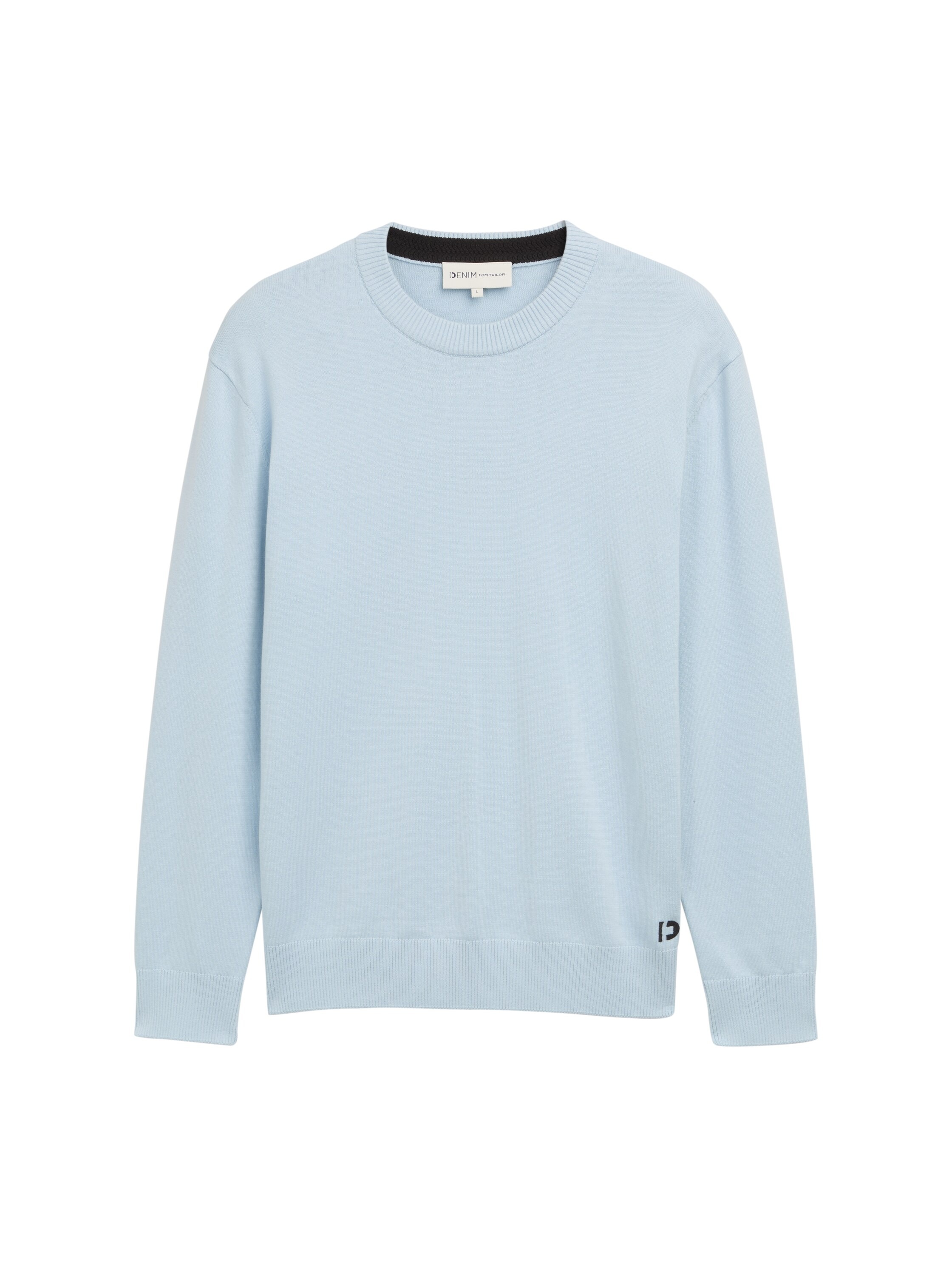 TOM TAILOR Denim Strickpullover, in melierter Optik