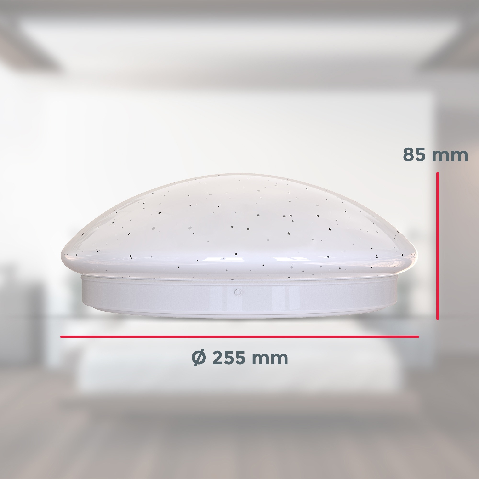 B.K.Licht LED Deckenleuchte, 1 flammig, Leuchtmittel LED-Modul | LED fest integriert, RGBW, Deckenlampe, 4-stufig dimmbar, mit Farbwechsel, inkl. 10W LED