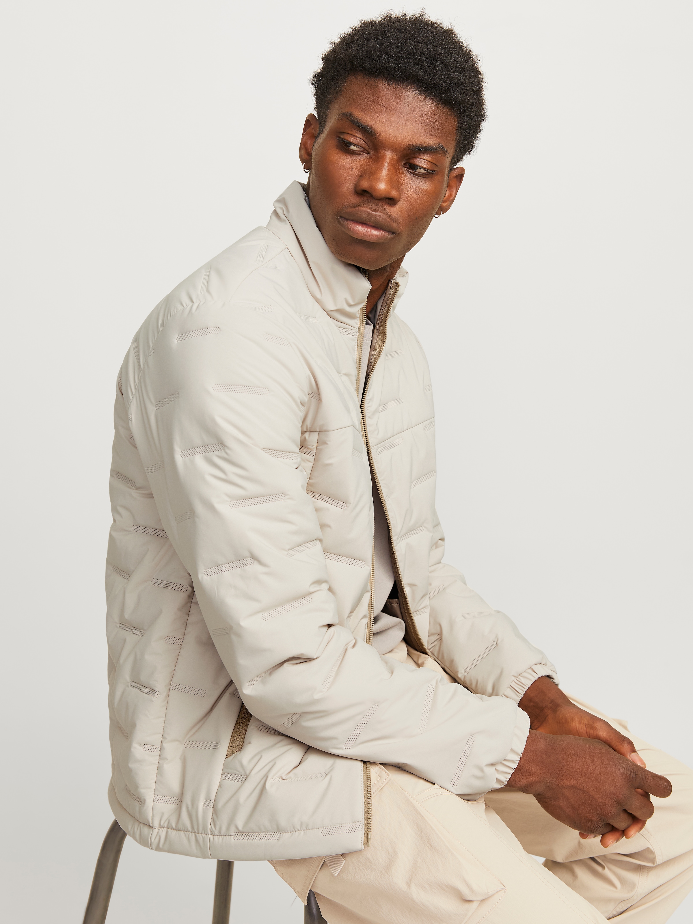 Jack & Jones Steppjacke »JCOSONIC STAND COLLAR JACKET«, mit Kapuze