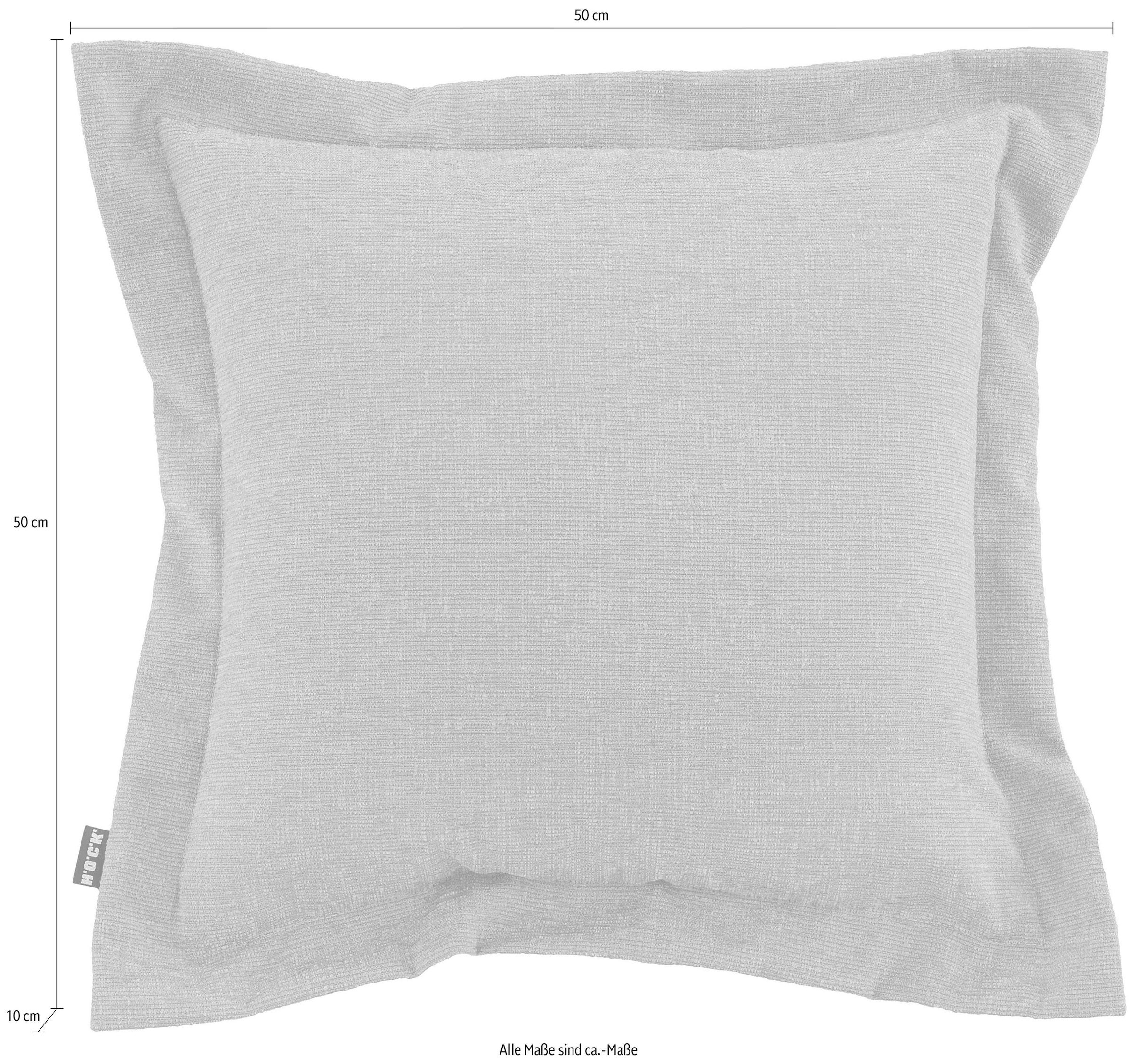 H.O.C.K. Dekokissen »Addicted« im eleganten Design, Kissenhülle mit Füllung, 1 Stück