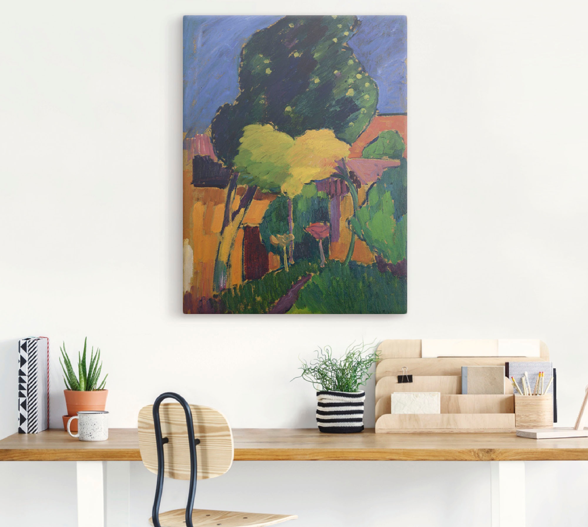 Artland Leinwandbild »Murnau. 1908« Garten 1 Stk. tlg. auf Holzrahmen gespannt