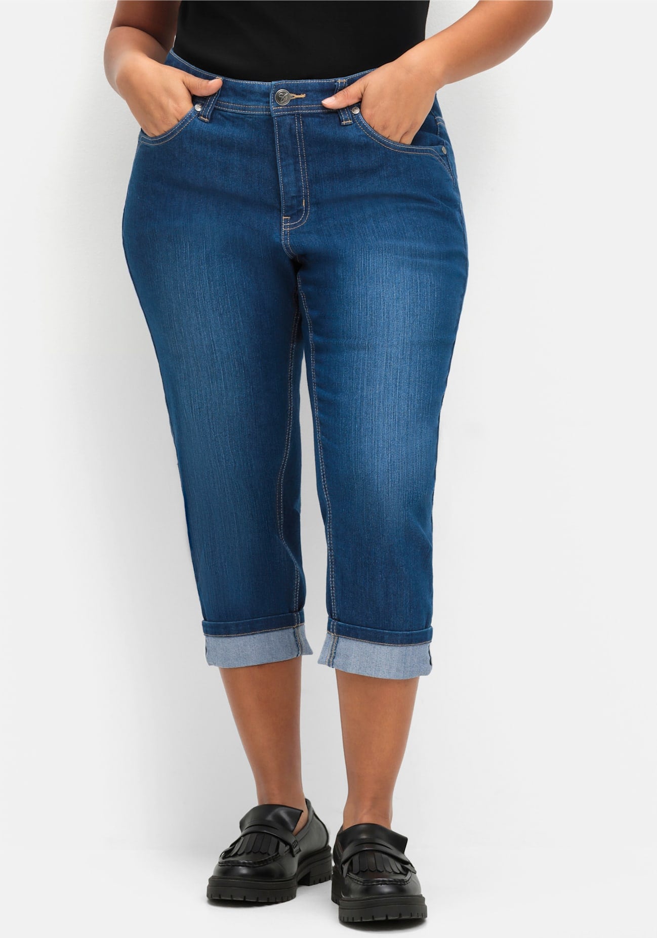Sheego 7/8-Jeans, (1 tlg.)