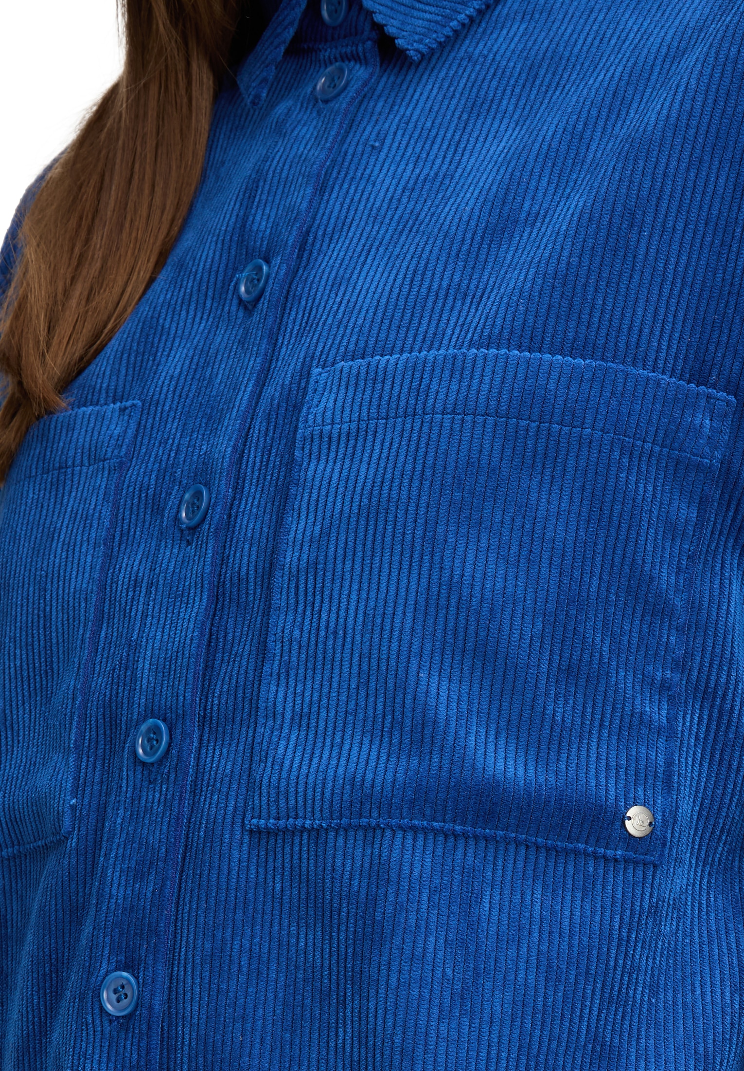 Betty&Co Shirtbluse »Overshirt mit Kragen«