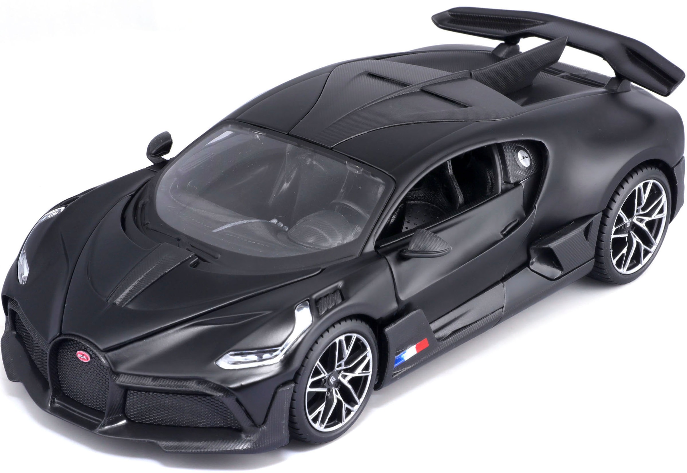 Sammlerauto »1:24 Bugatti Divo, mattschwarz«, 1:24