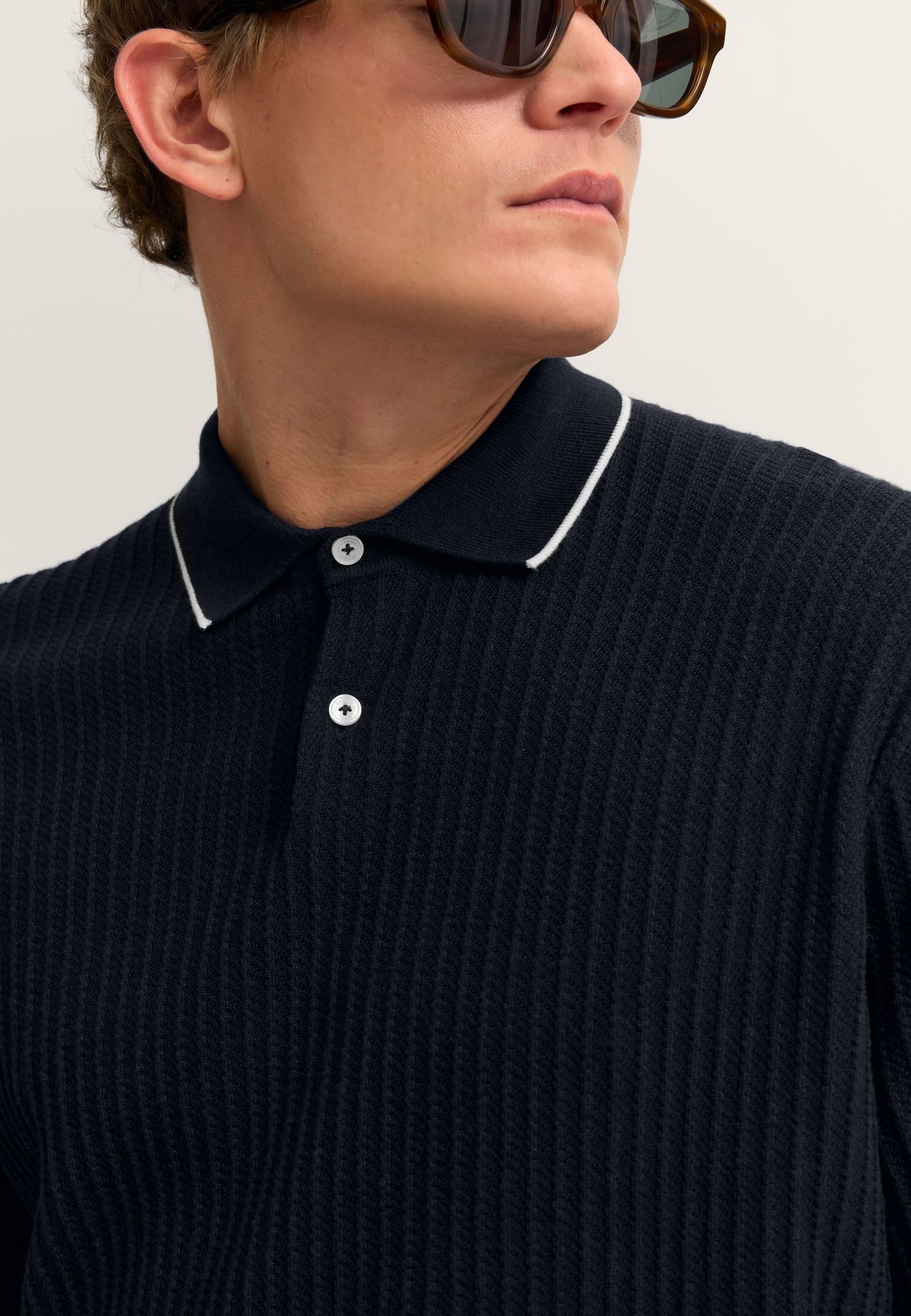 bugatti Poloshirt »kurzarm« gestrickt in Regular Fit