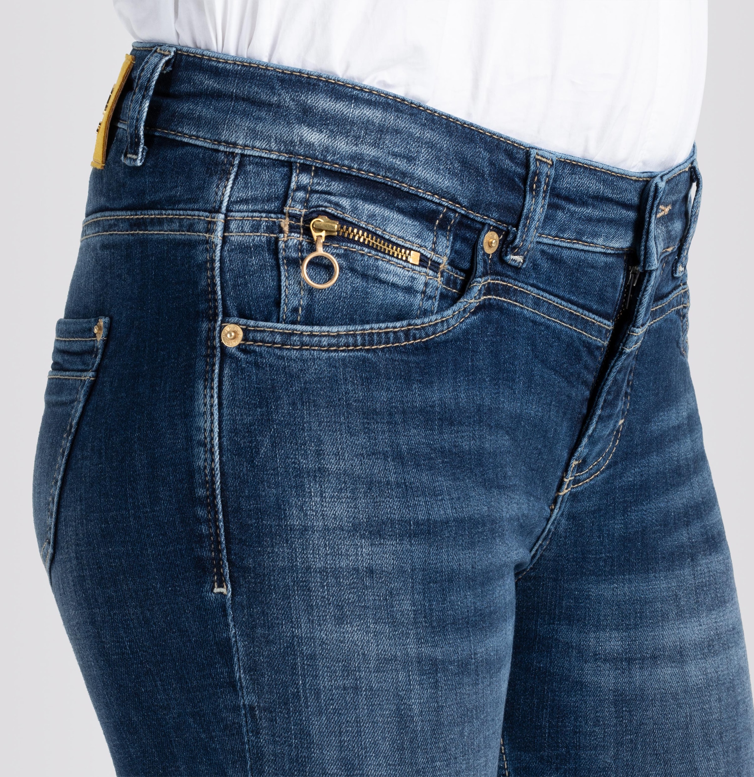 MAC Ankle-Jeans »Rich-Slim Chic«, Mit besonderer Coin-Pocket