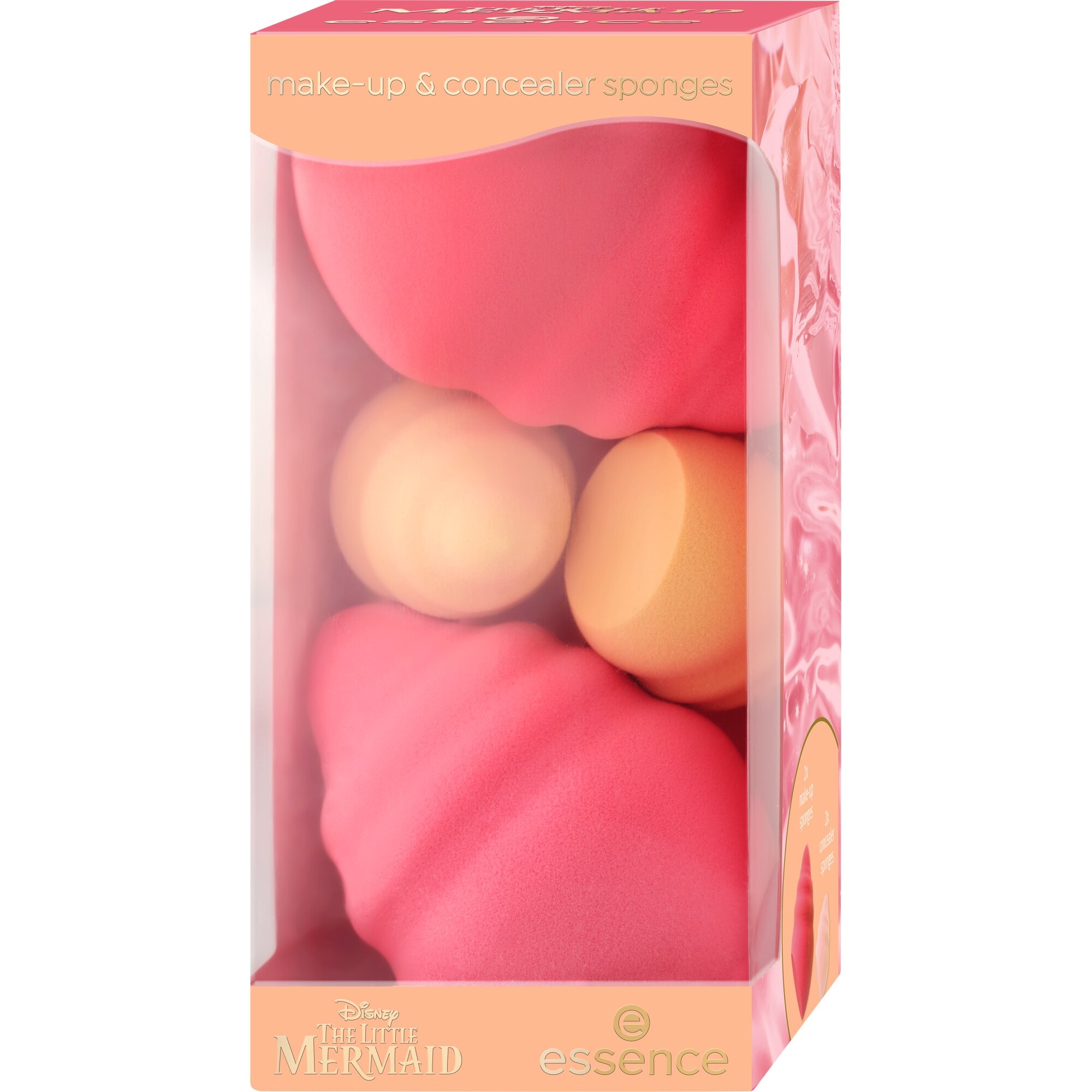 Essence Make-up Schwamm »Disney THE LITTLE MERMAID make-up and concealer sponges«
