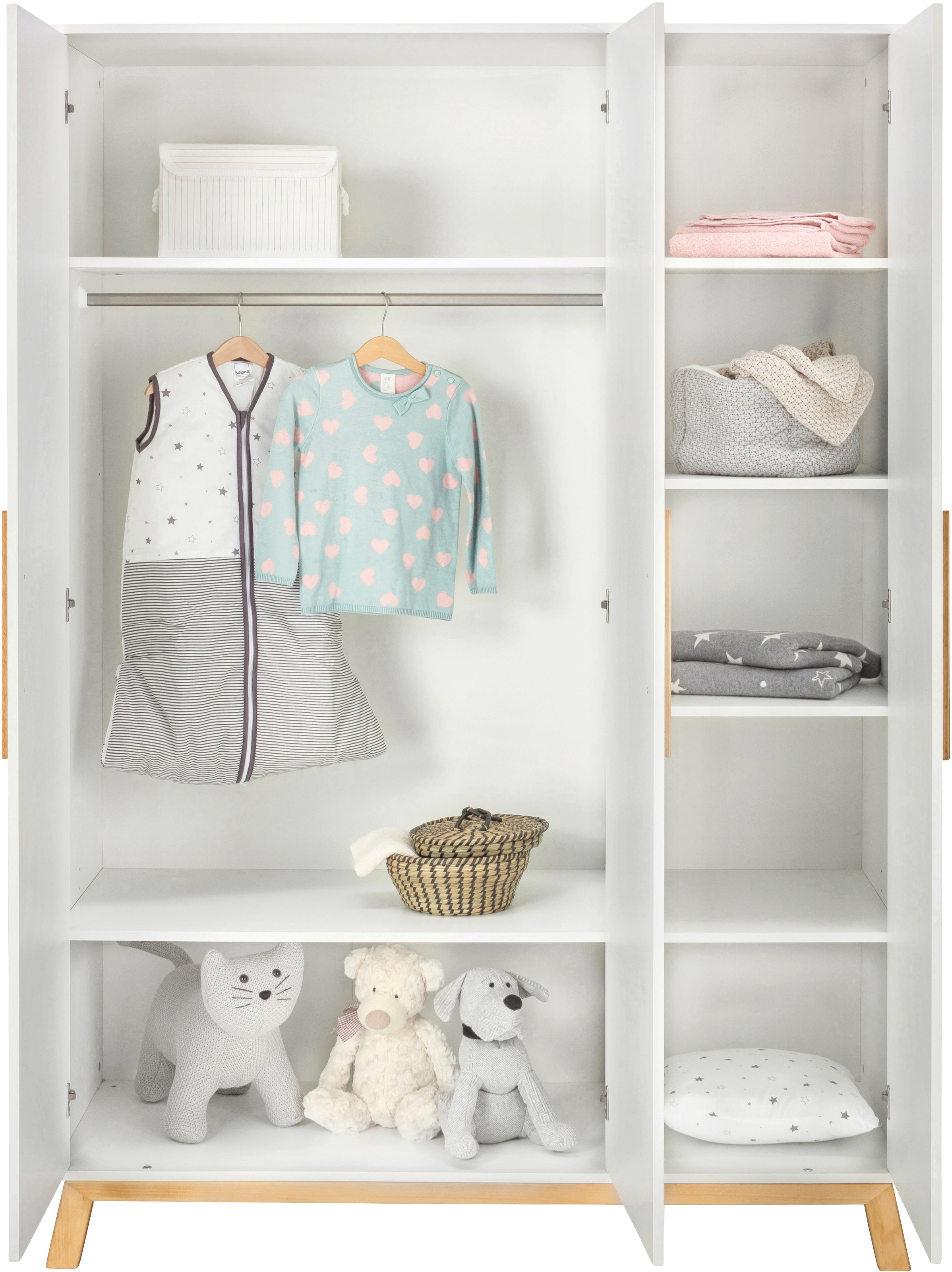 Schardt Kinderkleiderschrank »Sienna White«, 3-türig; Made in Germany  kaufen bei OTTO | Kinderkleiderschränke