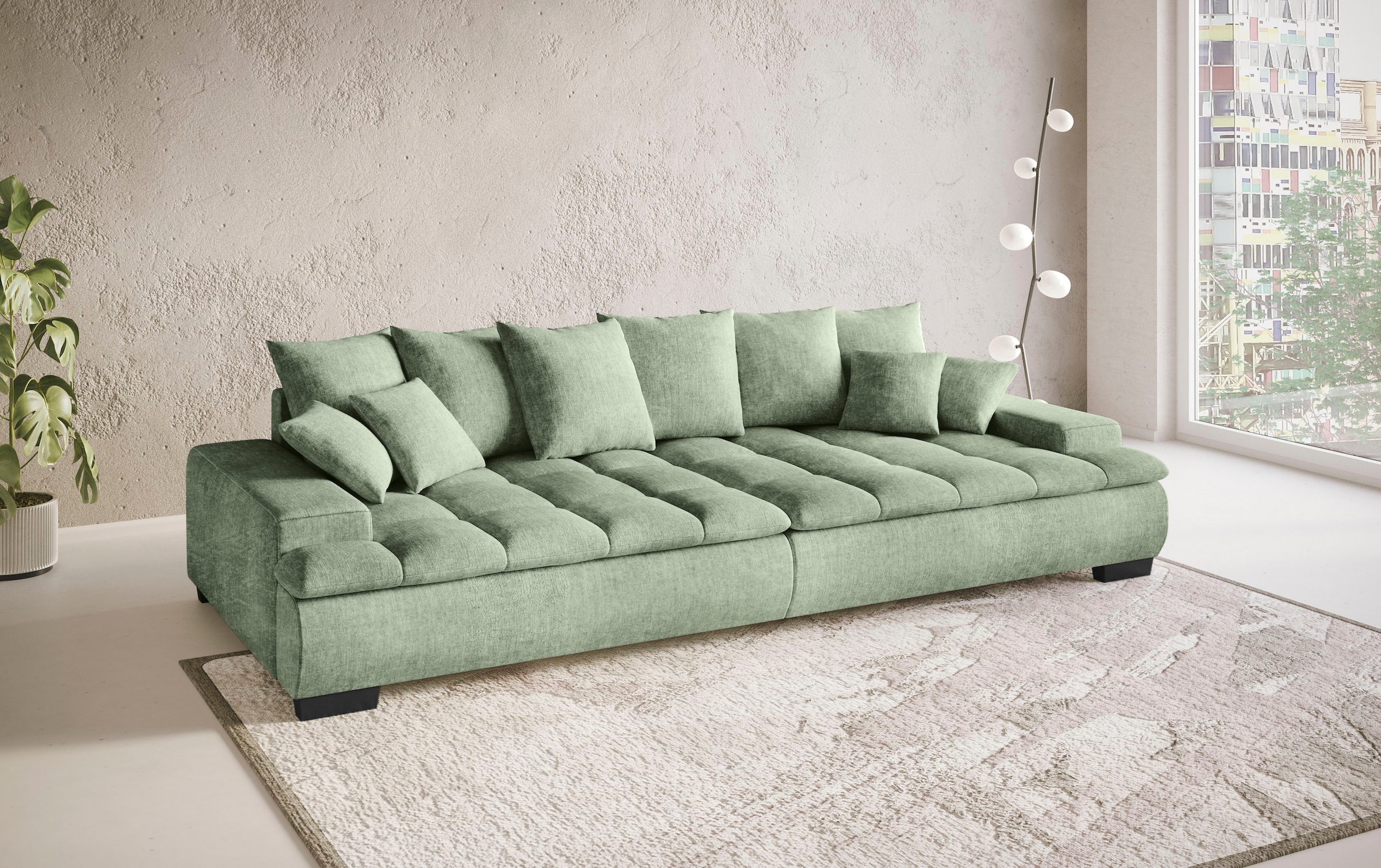 Mr. Couch Big-Sofa »Haiti II«, Wahlweise mit Kaltschaum - bis 140 kg belastbar