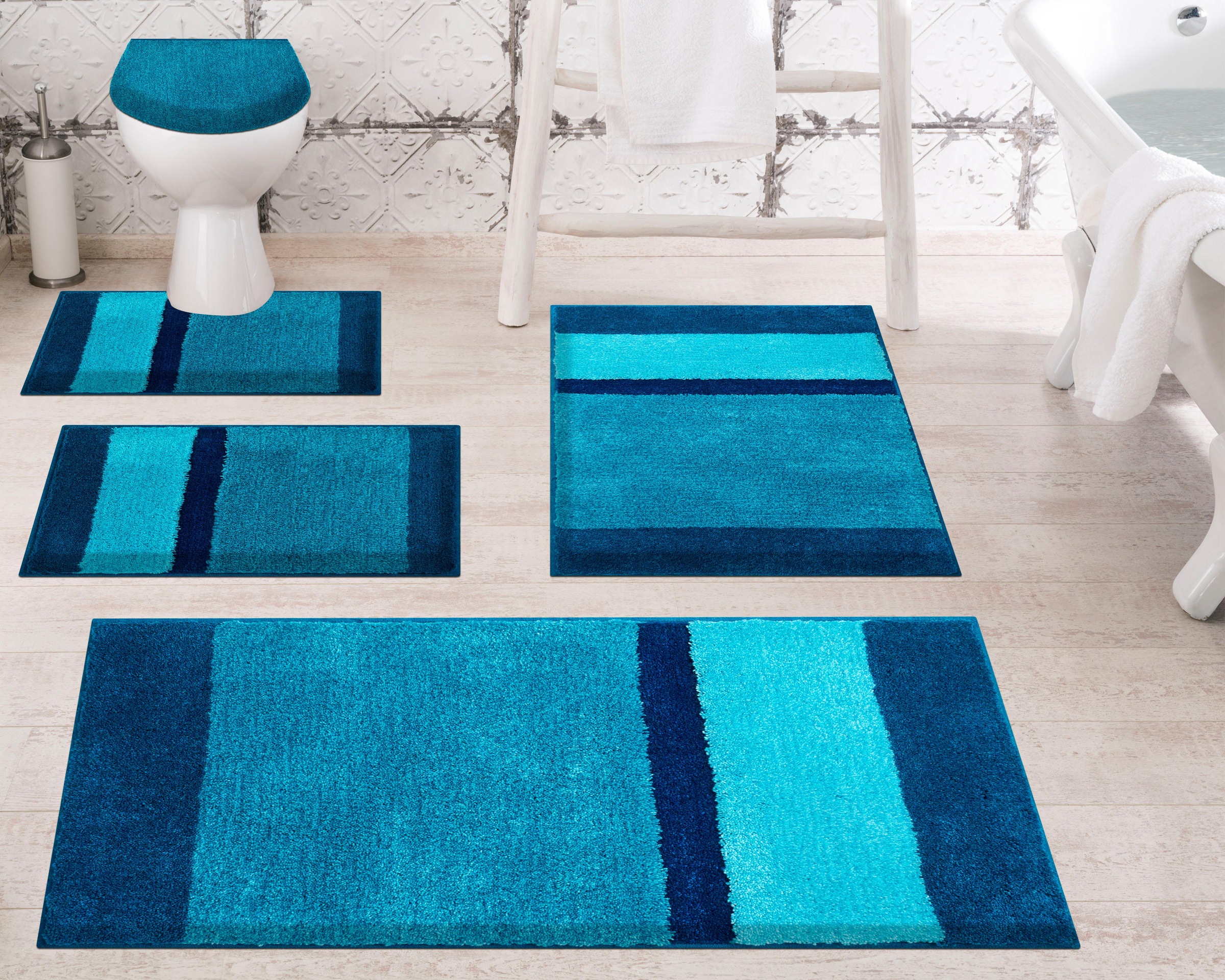 Grund Badematte »Room«, Höhe 24 mm, rutschhemmend beschichtet, besonders dichter Flor
