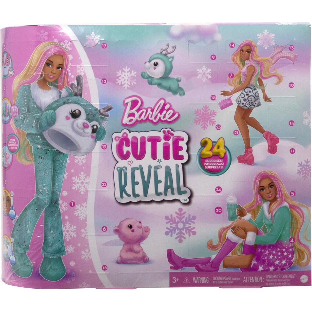Barbie Spielzeug-Adventskalender »Cutie Reveal«, ab 3 Jahren
