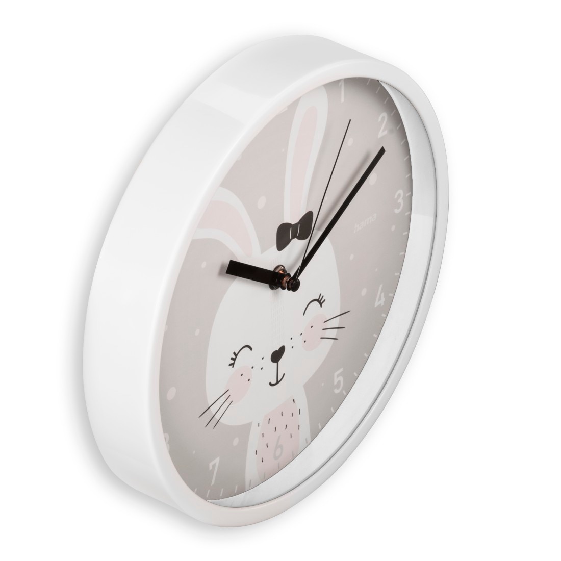 Hama Wanduhr »Kinder-Wanduhr "Maui", Ø 25 cm, ohne Ticken« geräuscharm