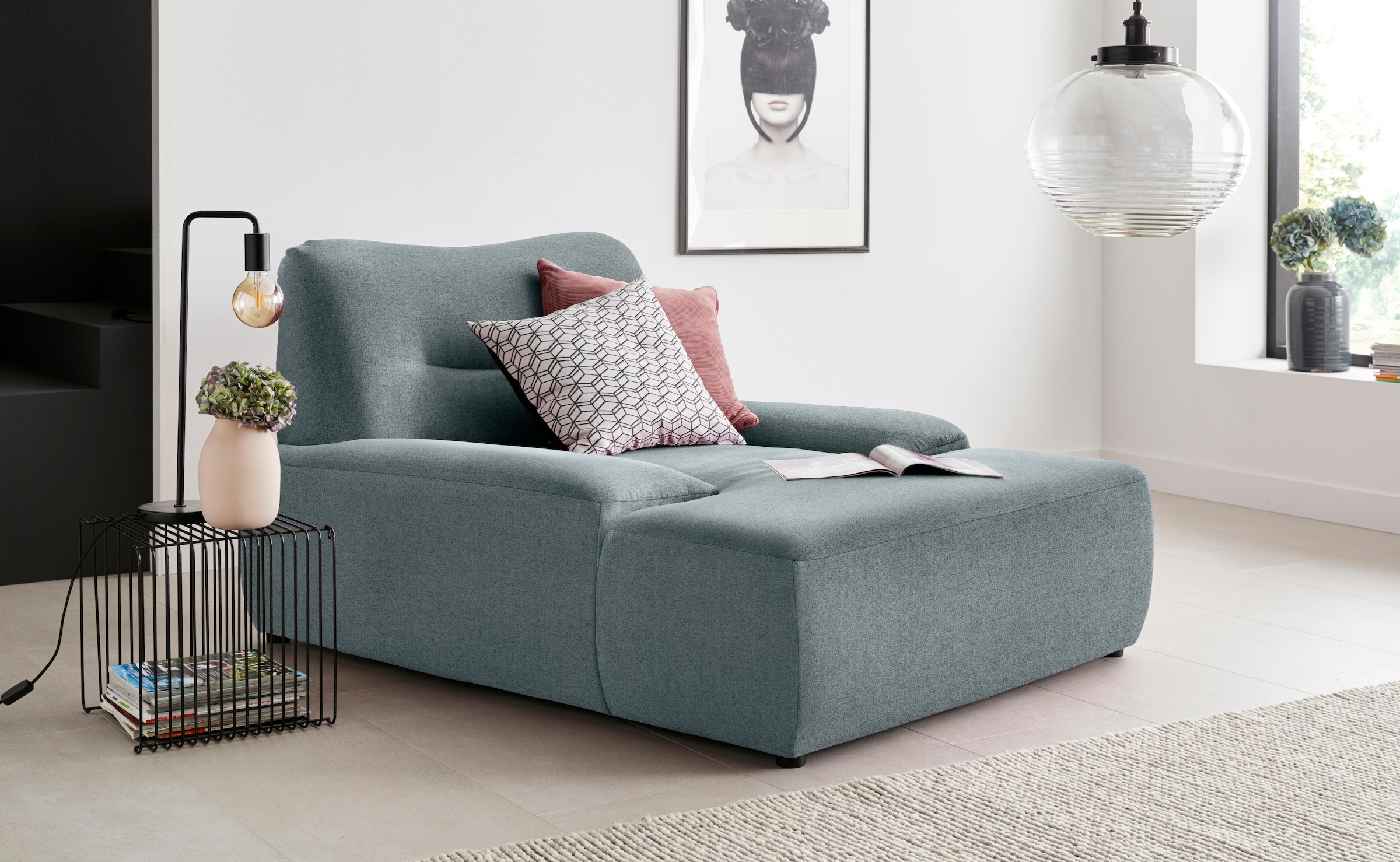 DOMO collection Loveseat »Cesena Designsessel zum Kuscheln, komfortabel zum Relaxen« bequem und stylish, frei im Raum stellbar