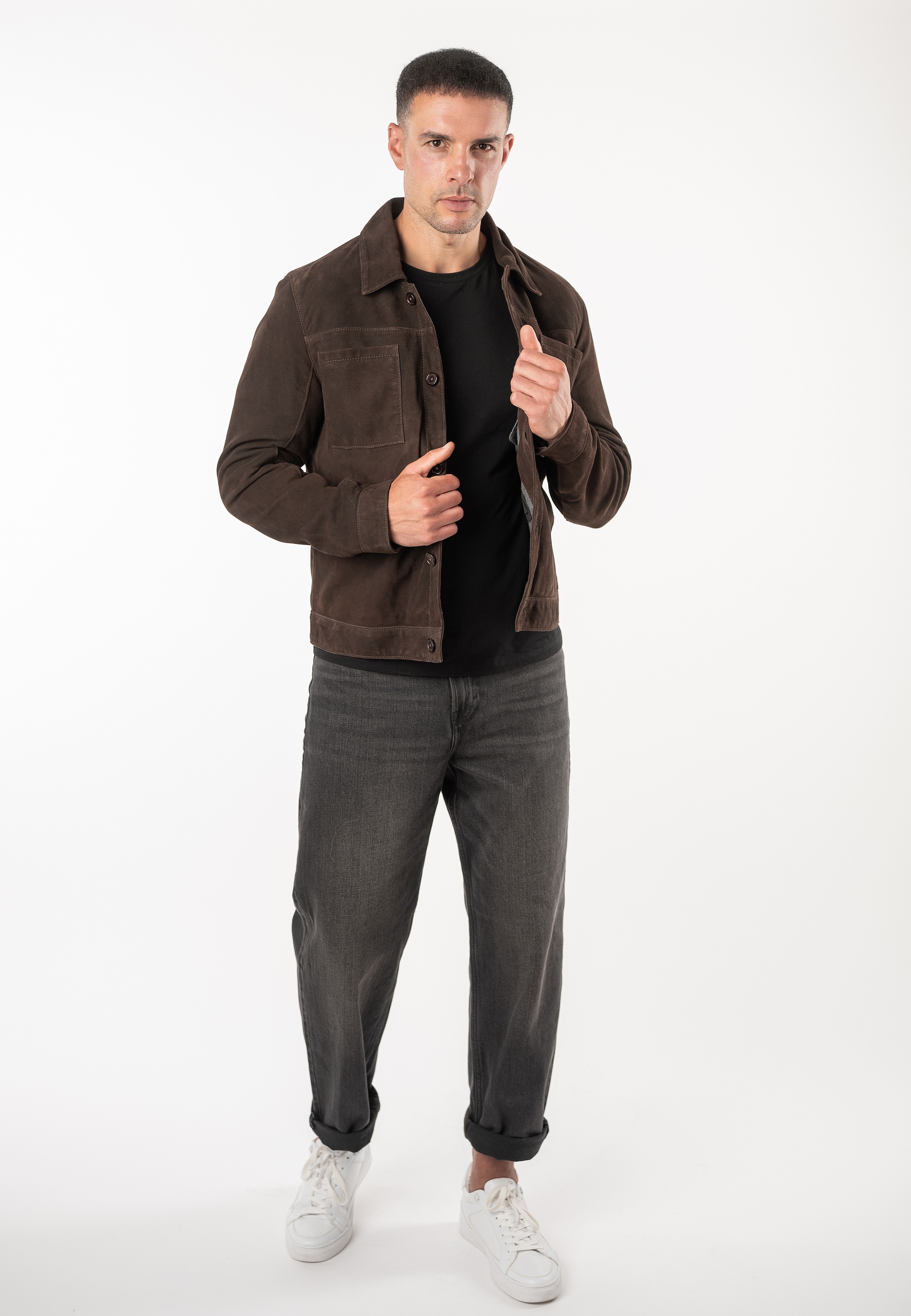 Mauritius Hemdjacke »MMYukkon« aus Leder, Regular Fit