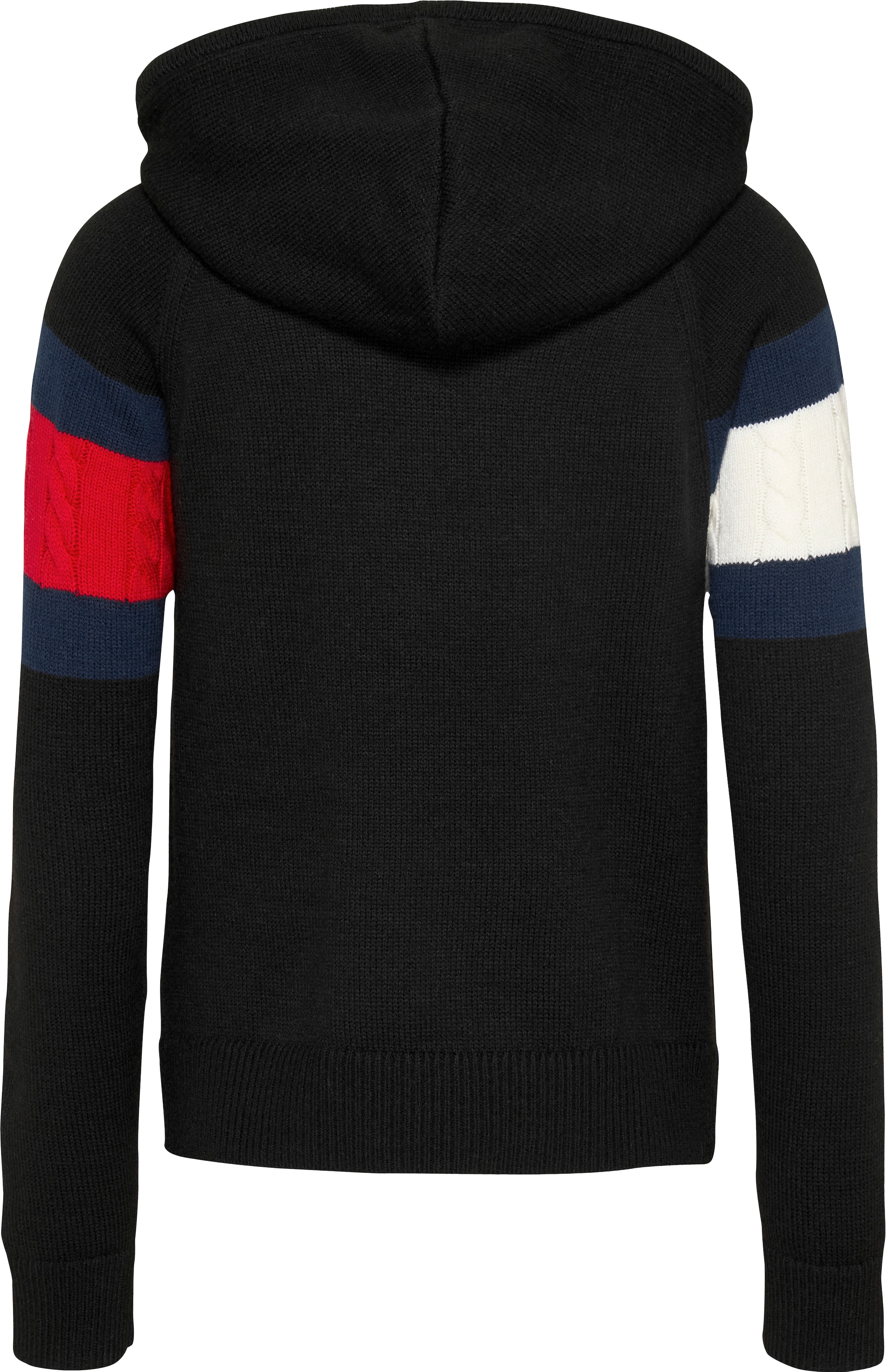 Tommy Jeans Kapuzenpullover »TJW CENTER FLAG HOOD SWEATER EXT«, mit Kapuze, großem Logo-Flag