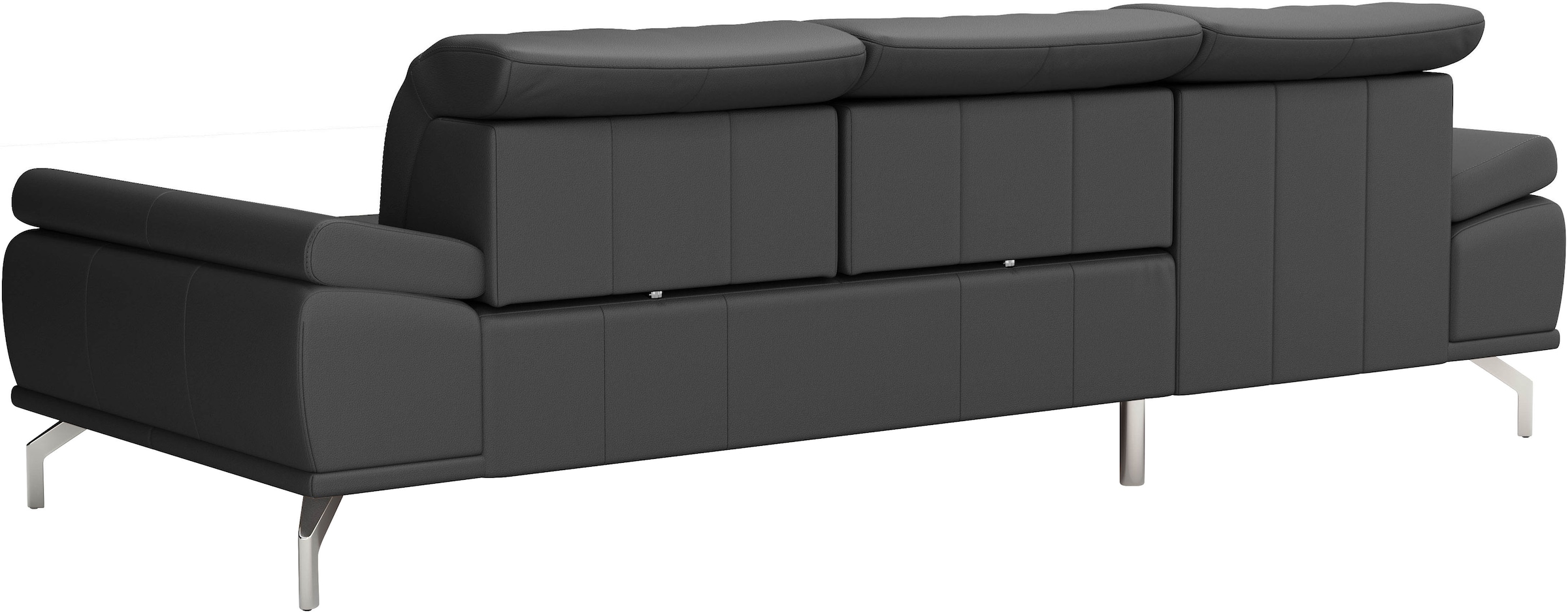 Places of Style Ecksofa »Caluna«, Inkl.Sitztiefenverstellung, wahlweise mit Kopf- und Armteilverstellung