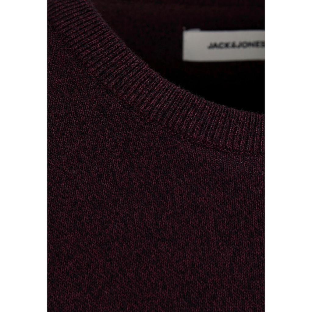 Jack & Jones Rundhalspullover »BASIC KNIT CREW NECK«