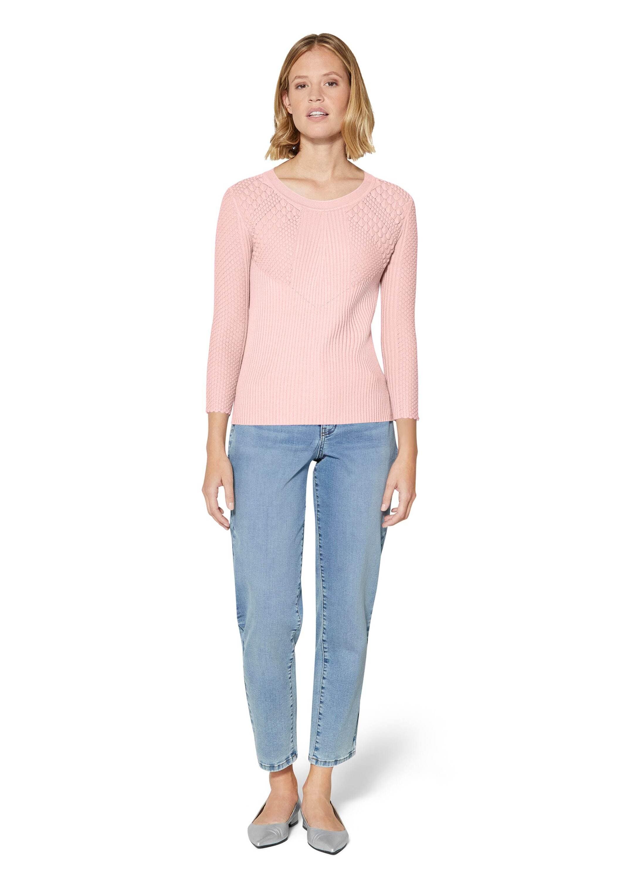 MADELEINE Longpullover »Pullover Rippstrickpullover«