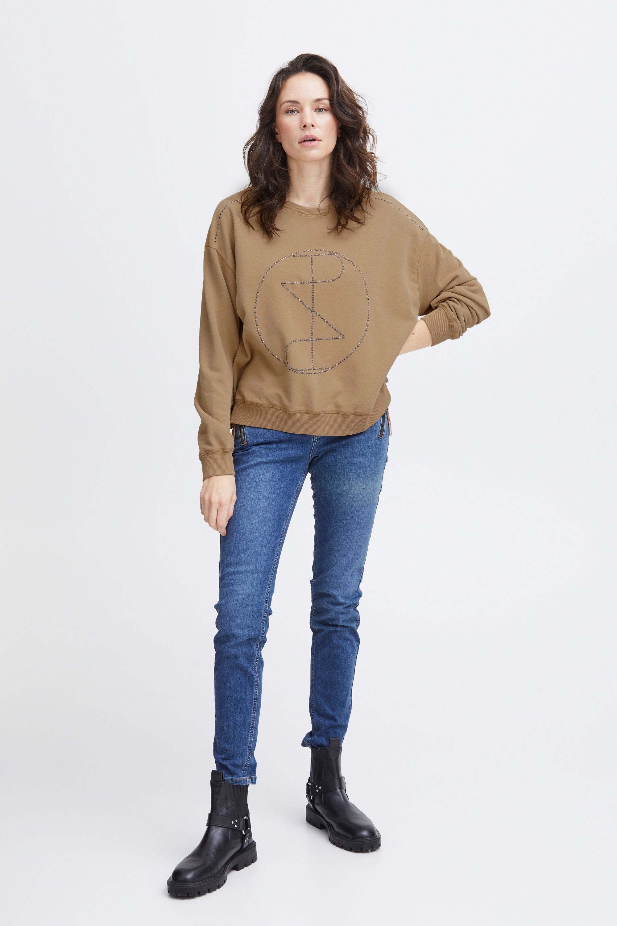 Pulz Jeans Sweatshirt »Rundhalspullover PZMallie«