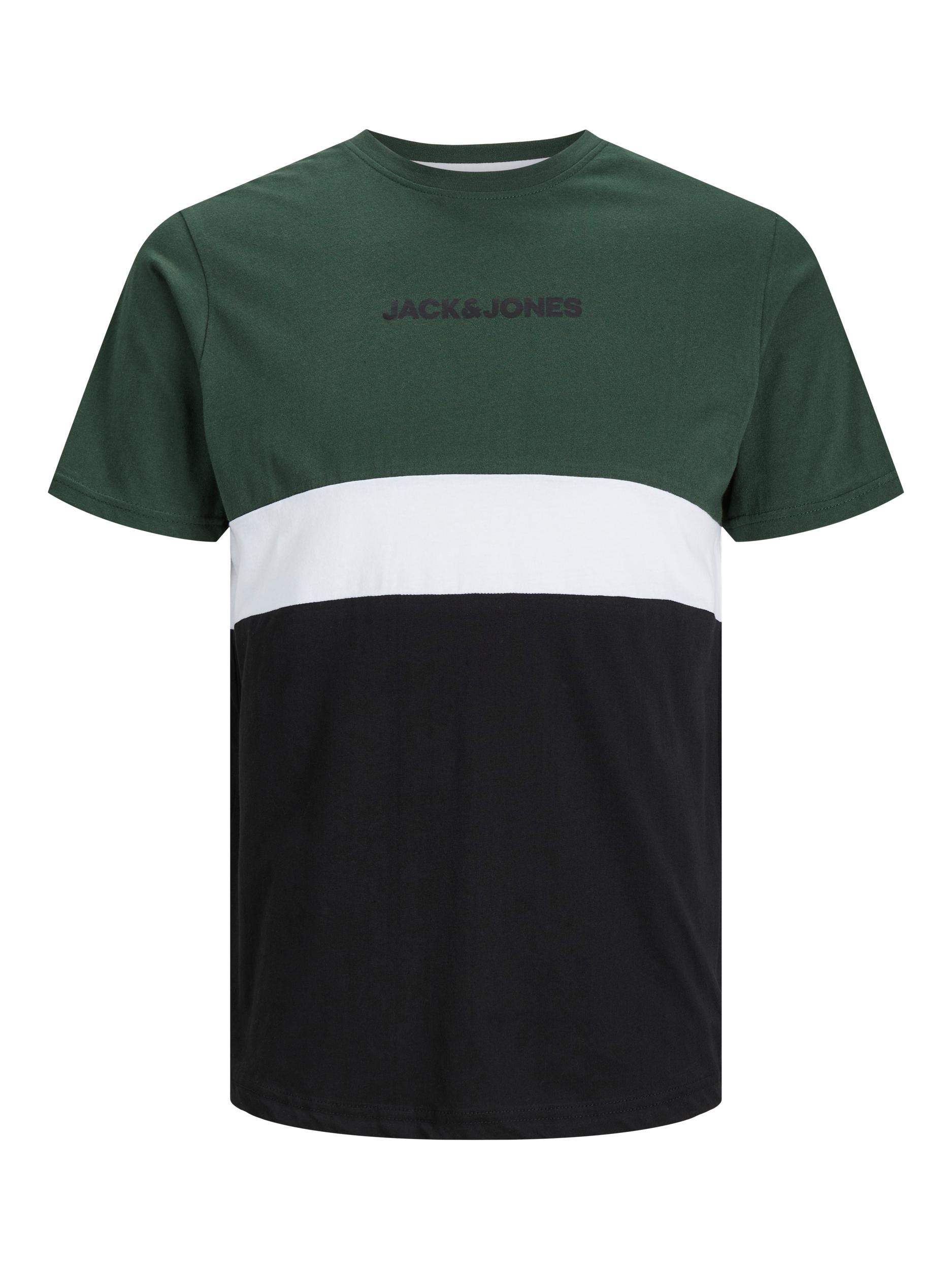 Jack & Jones Rundhalsshirt »JJEREID BLOCKING TEE SS NOOS«