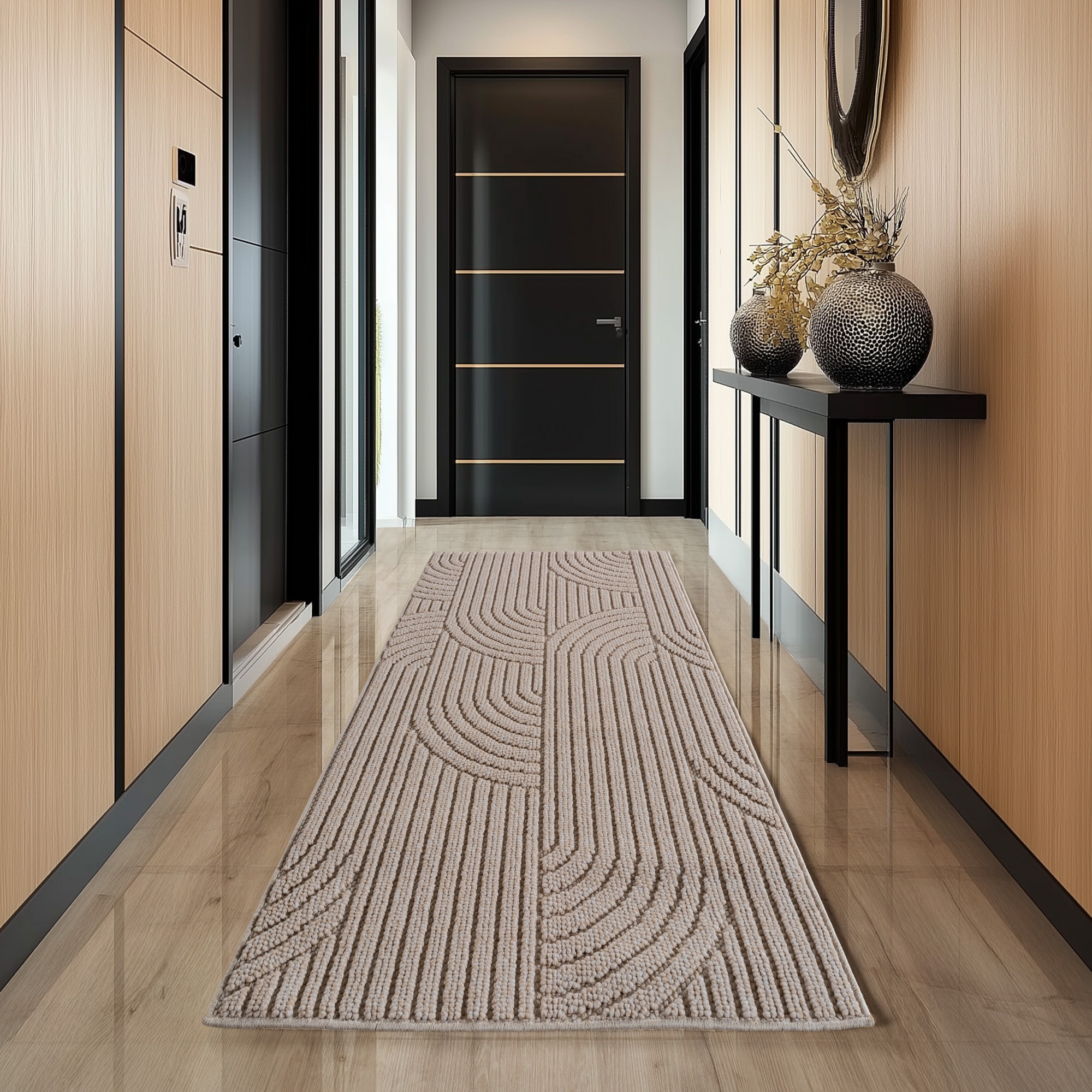 Ayyildiz Teppiche Teppich »HELIX 2201« rechteckig 7 mm Höhe 3D-Effekt durch Cut-Loop-Webtechnik