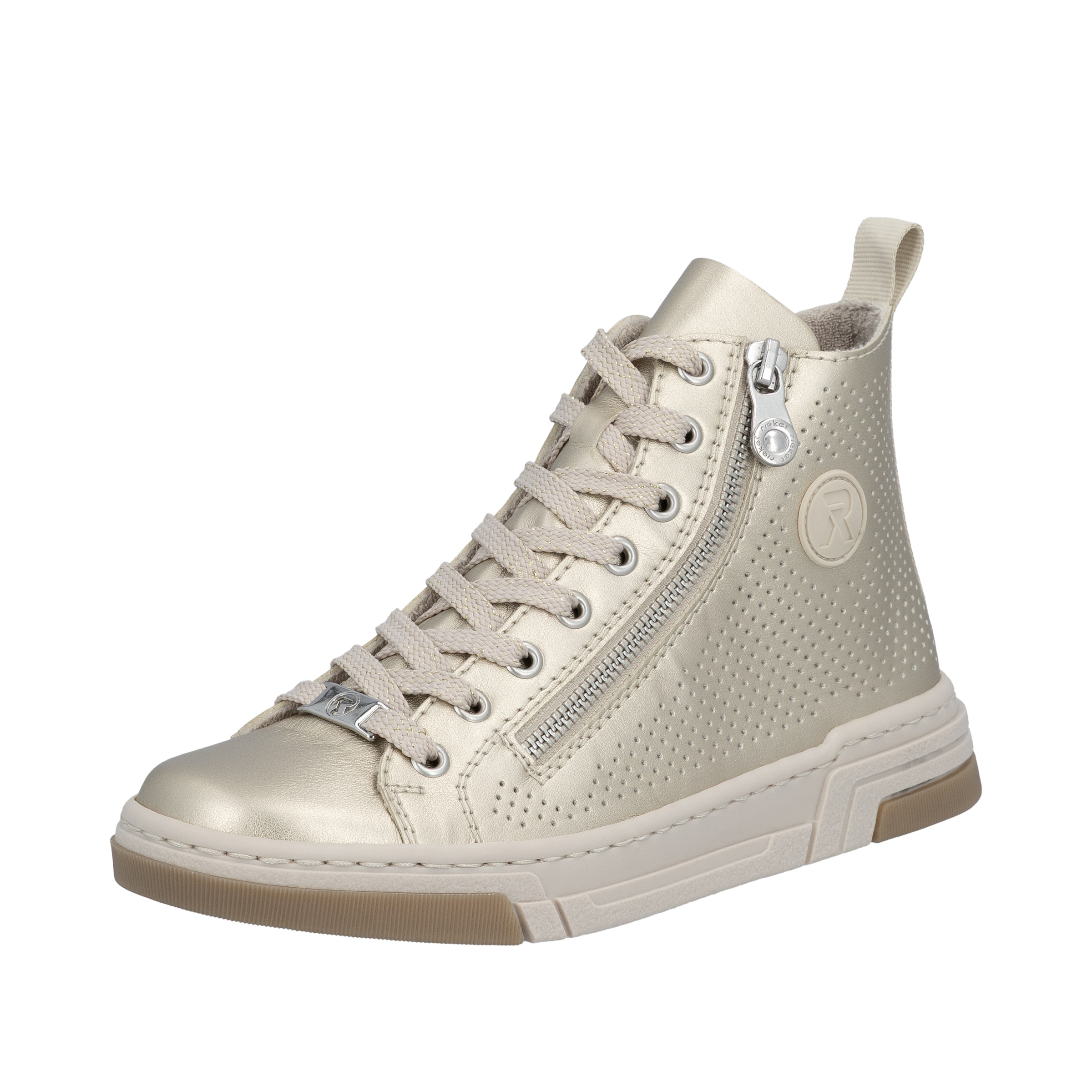 Rieker Sneaker  High Top-Sneaker, Freizeitschuh, Schnürschuh mit Plateausohle