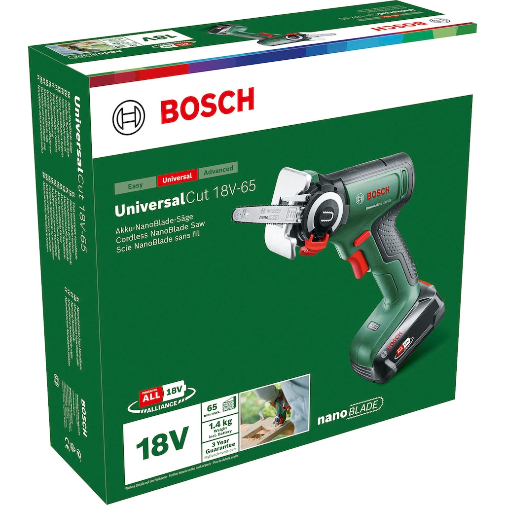 Bosch Home & Garden Akku-Säge »UniversalCut 18V-65«