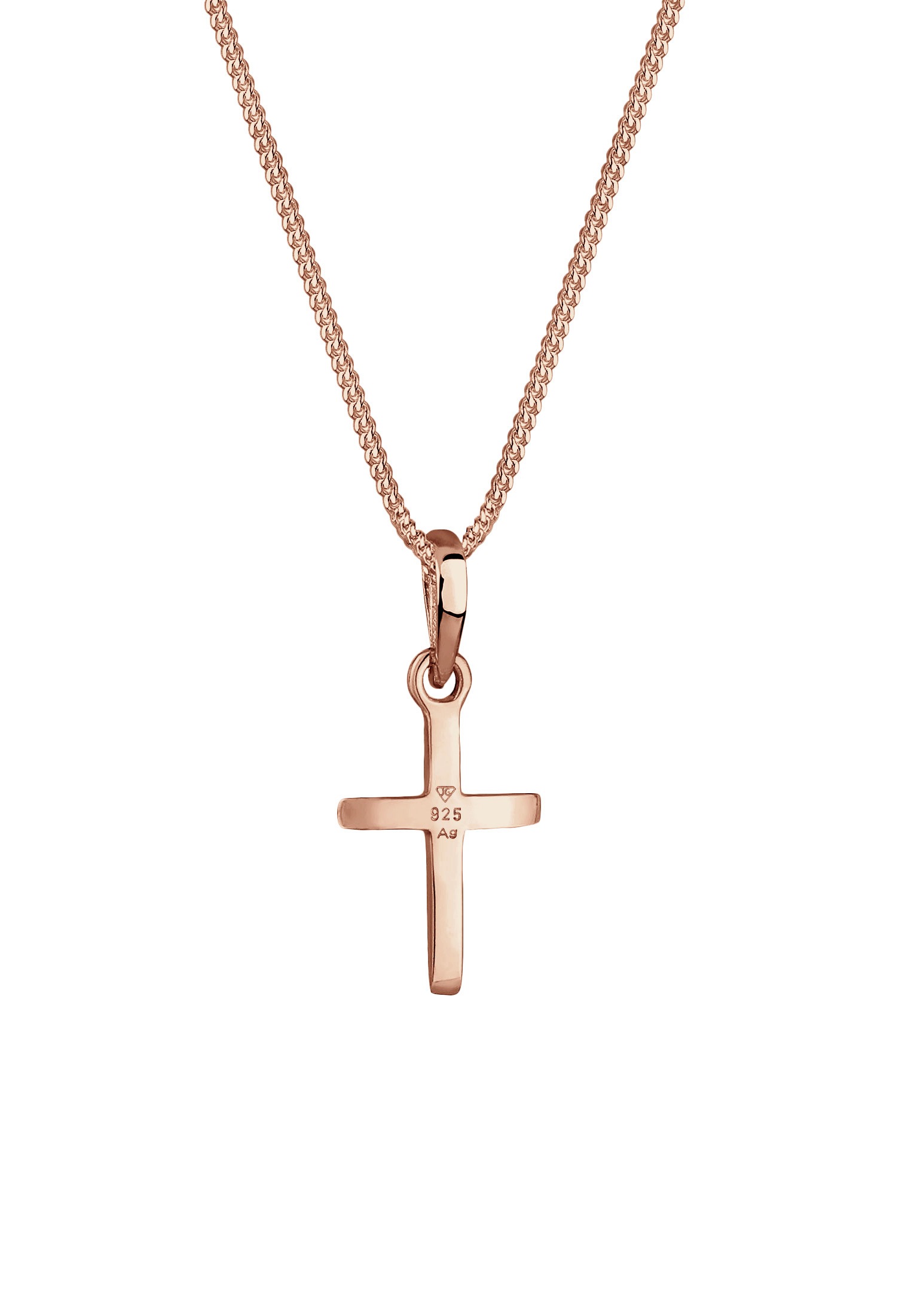 Elli Kette mit Anhänger »Halskette Kreuz Religion Stern Details 925 Silber«