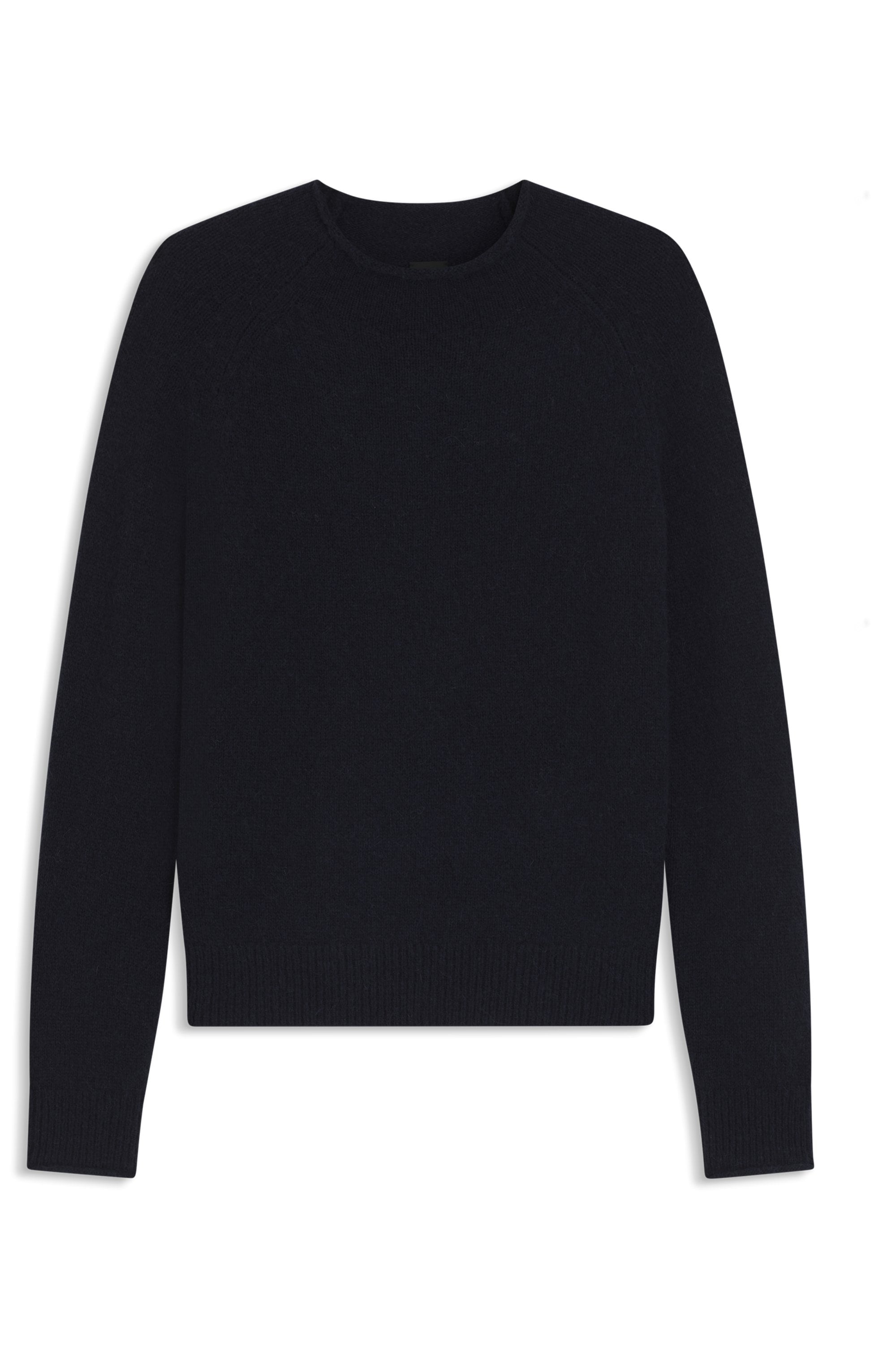 BOSS ORANGE Strickpullover »Fesperanasy Premium Damenmode« Stehkragen mit Rollkante