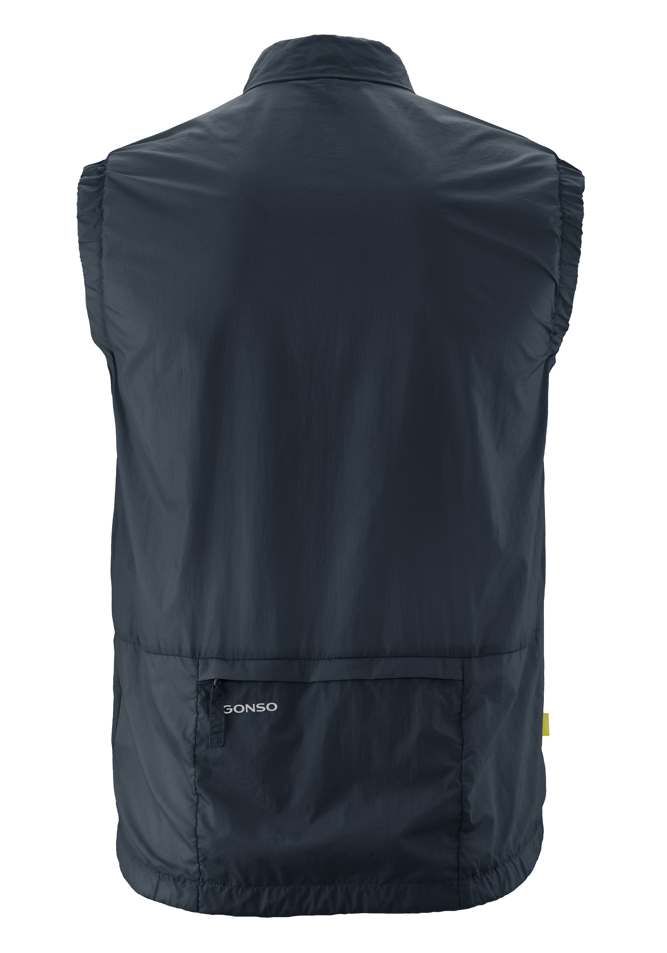Gonso Funktionsweste »Adventure Vest Wind M« Herren Weste, leichte und winddichte Fahrradweste mit Rückentasche