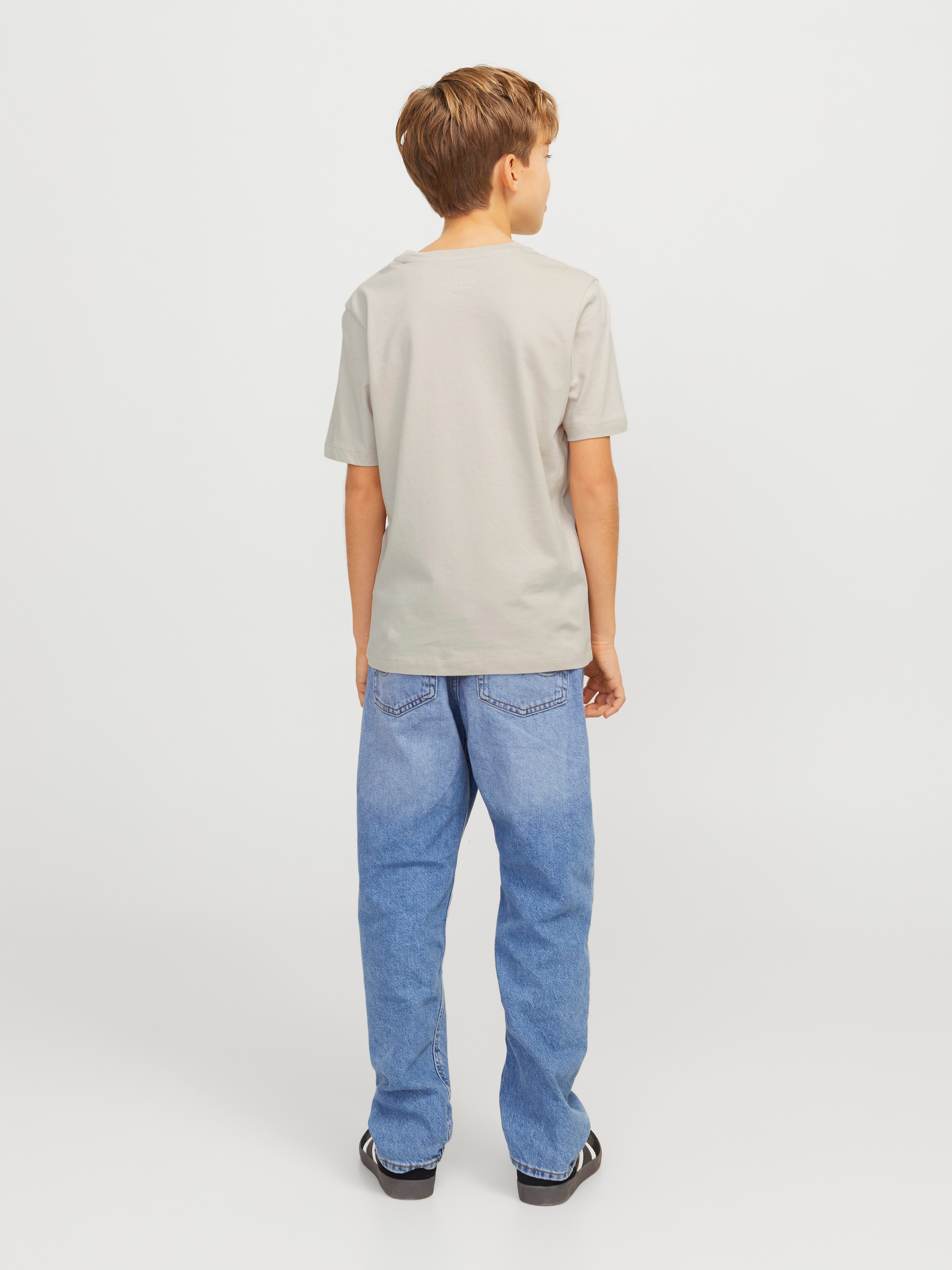 Jack & Jones Junior Rundhalsshirt »JJELOGO TEE SS O-NECK 2 COL S NOOS JNR«
