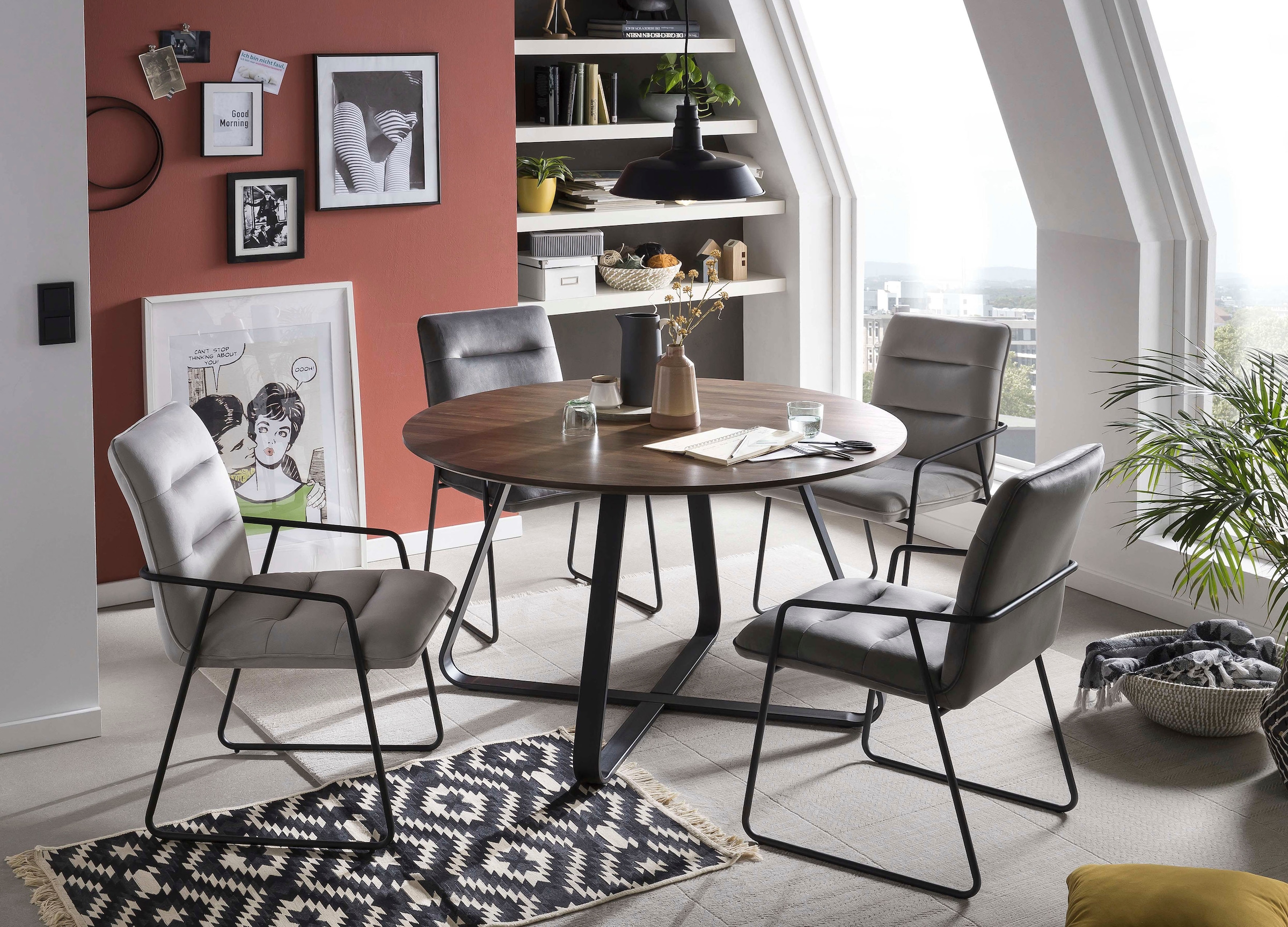 INOSIGN Polsterstuhl »Marla«, (Set), 2 St., Samtvelours