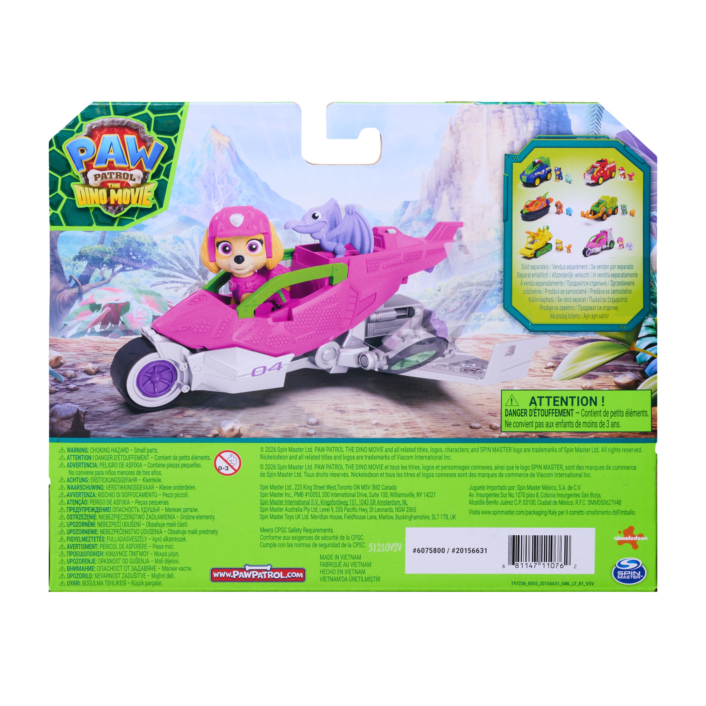 Spin Master Spielzeug-Auto »PAW Patrol: Der Dino Film, Skyes Dino-Rettungsjet«