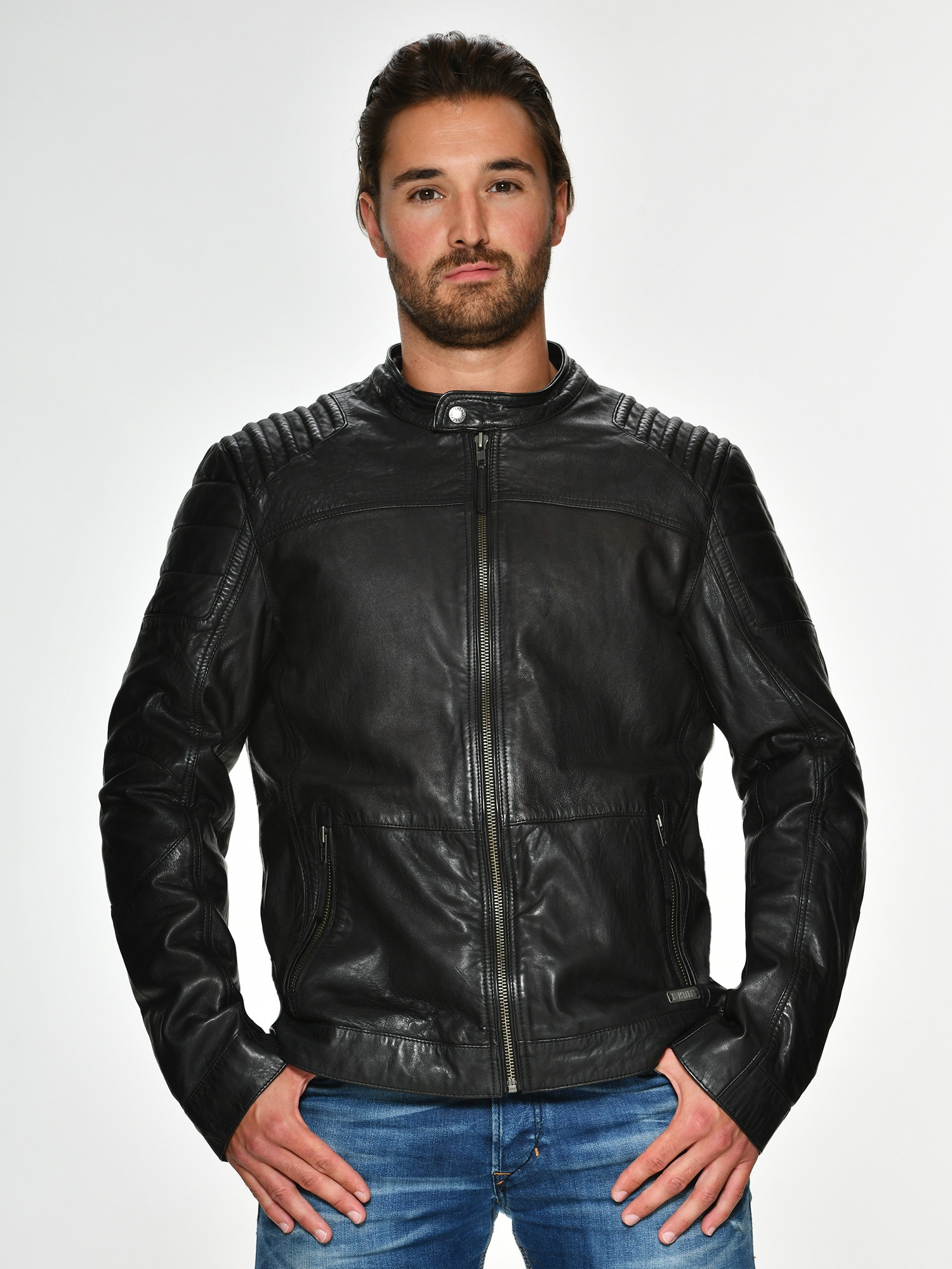 MUSTANG Lederjacke »Lederjacke Wellington«