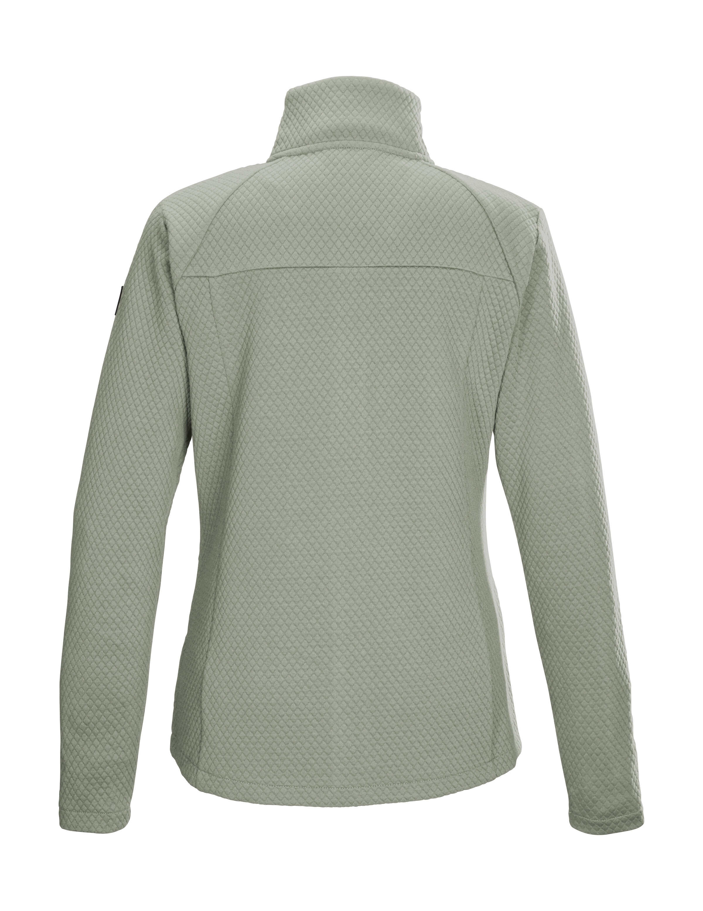 Killtec Strickjacke »KOW 2 WMN FLX JCKT«, Damen Powerstretchjacke mit 2-Wege-Stretch und Kinnschutz.