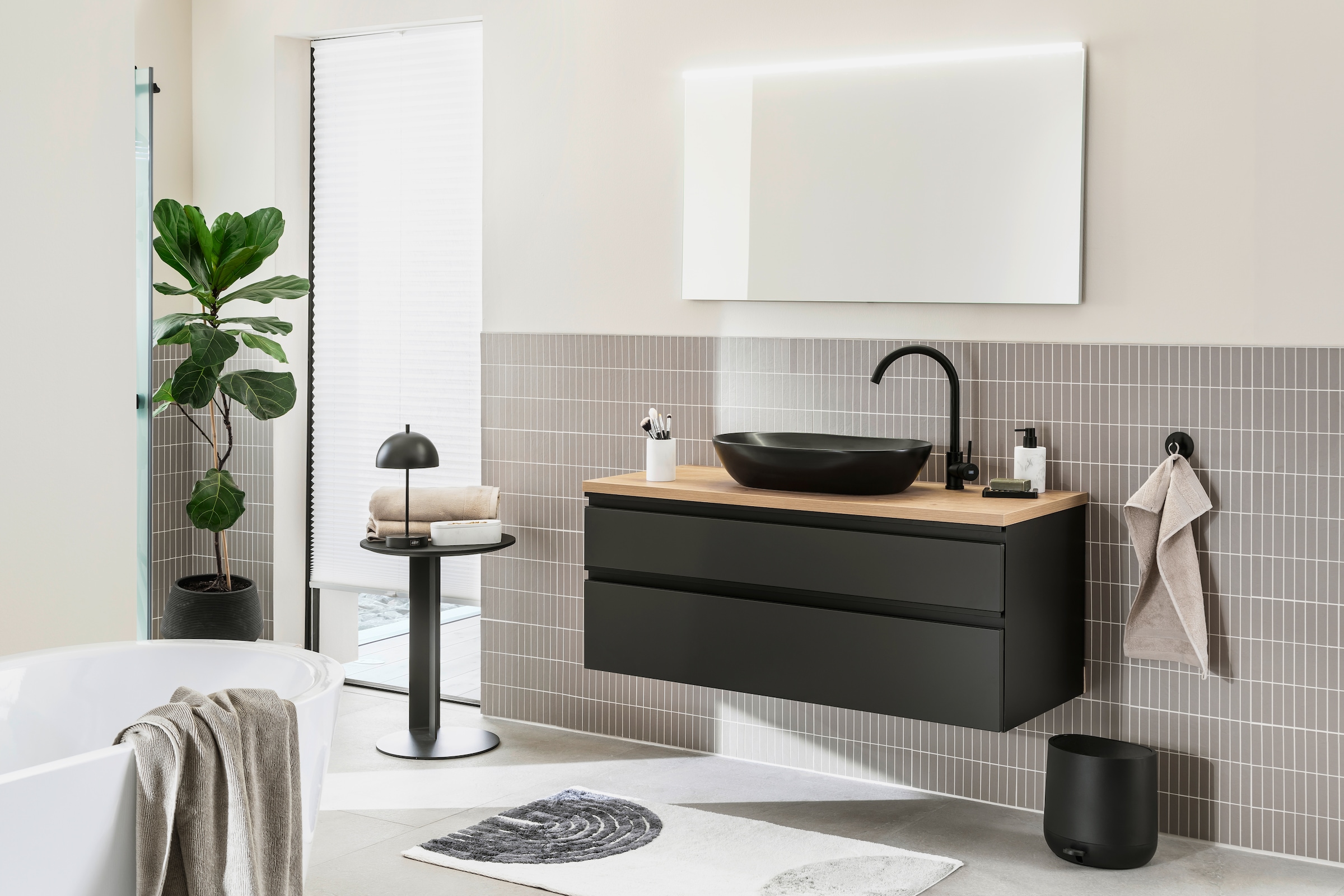 SCHÖNER WOHNEN-Kollektion Badematte »Barbados 233« Höhe 17 mm fußbodenheizungsgeeignet kuschelweicher Badezimmerteppich, waschbar