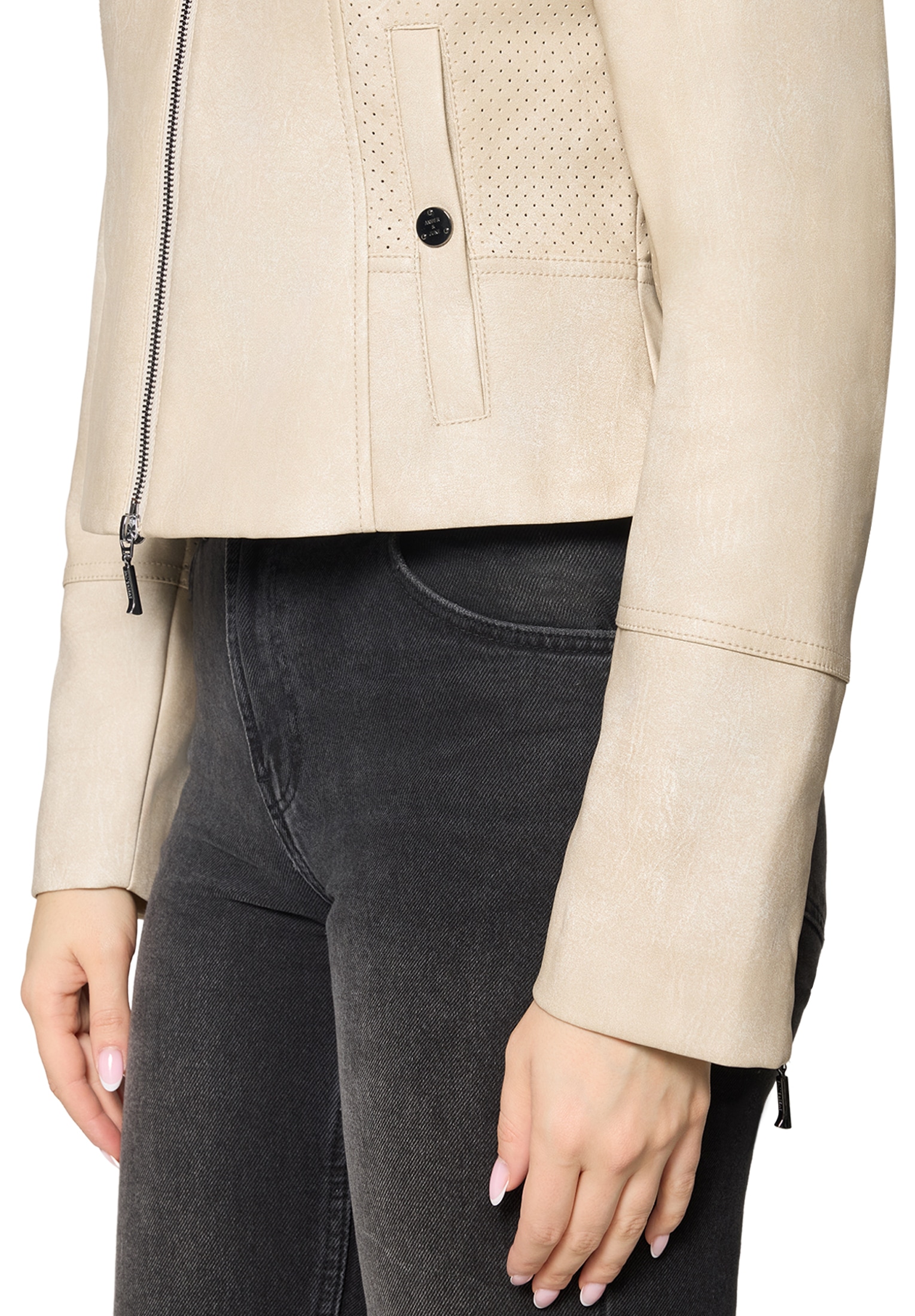 Amber & June Outdoorjacke »Casual-Jacke mit Stehkragen«