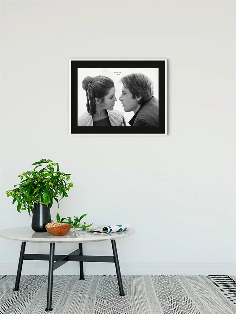 Komar Bild »Star Wars Classic Leia Han Love«, Star Wars, (1 St.), Wandbild zur Dekoration im Kinderzimmer - ohne Rahmen