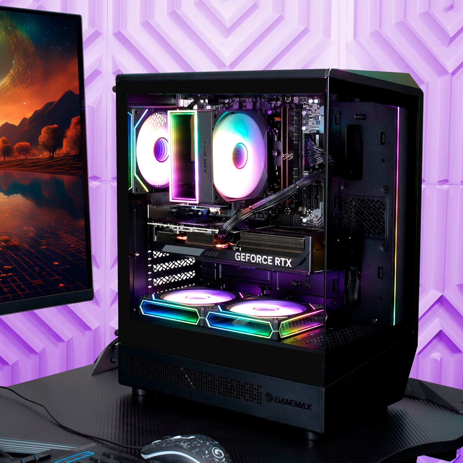 GAMEMAX Gaming-PC »VISTA COC AB 8185 AMD Ryzen 7 5700X 16GB 1TB SSD RTX 5060« Windows 11