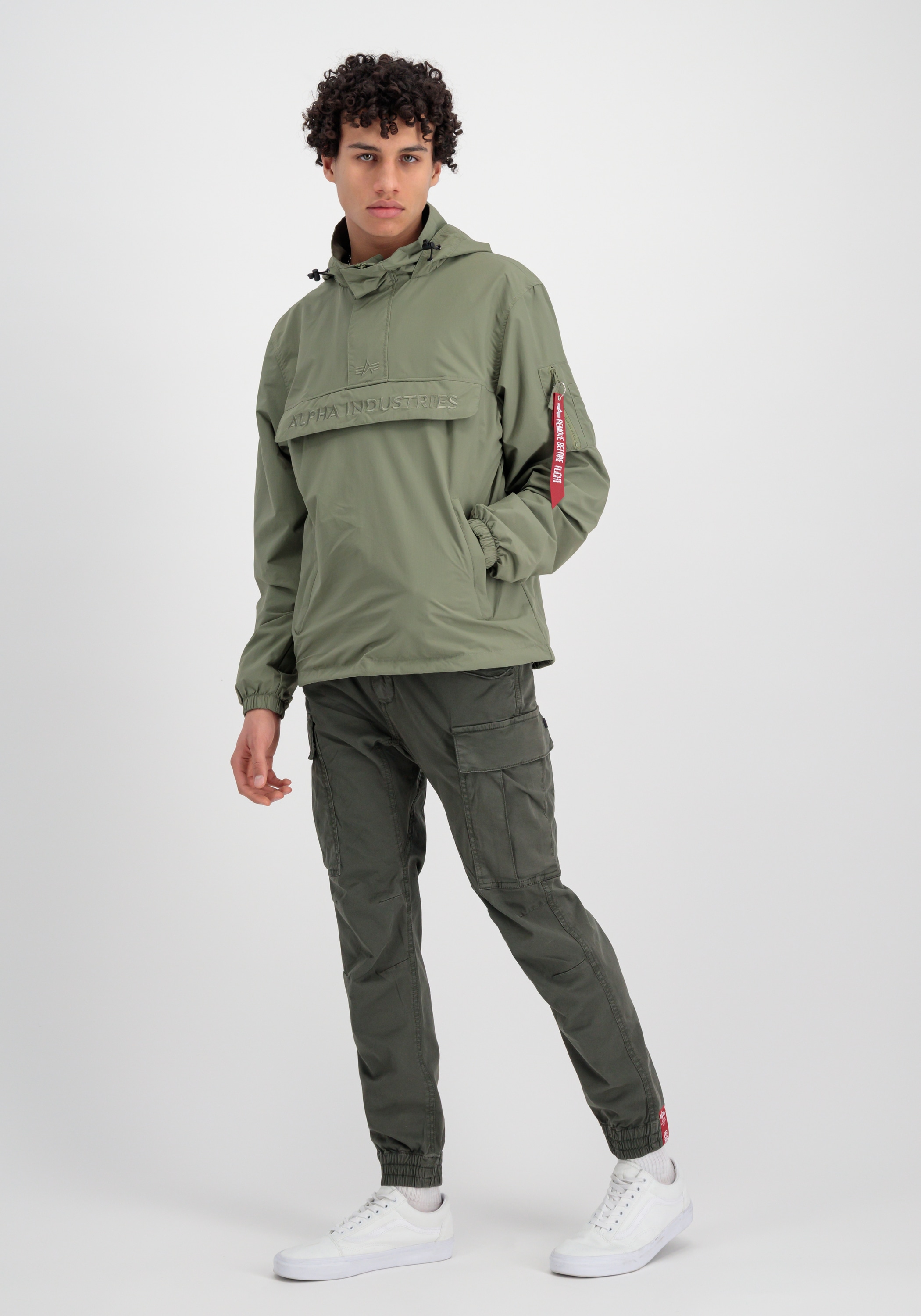 Alpha Industries Anorak »Alpha Industries Men - Outdoor Jackets Anorak Embroidery Logo«