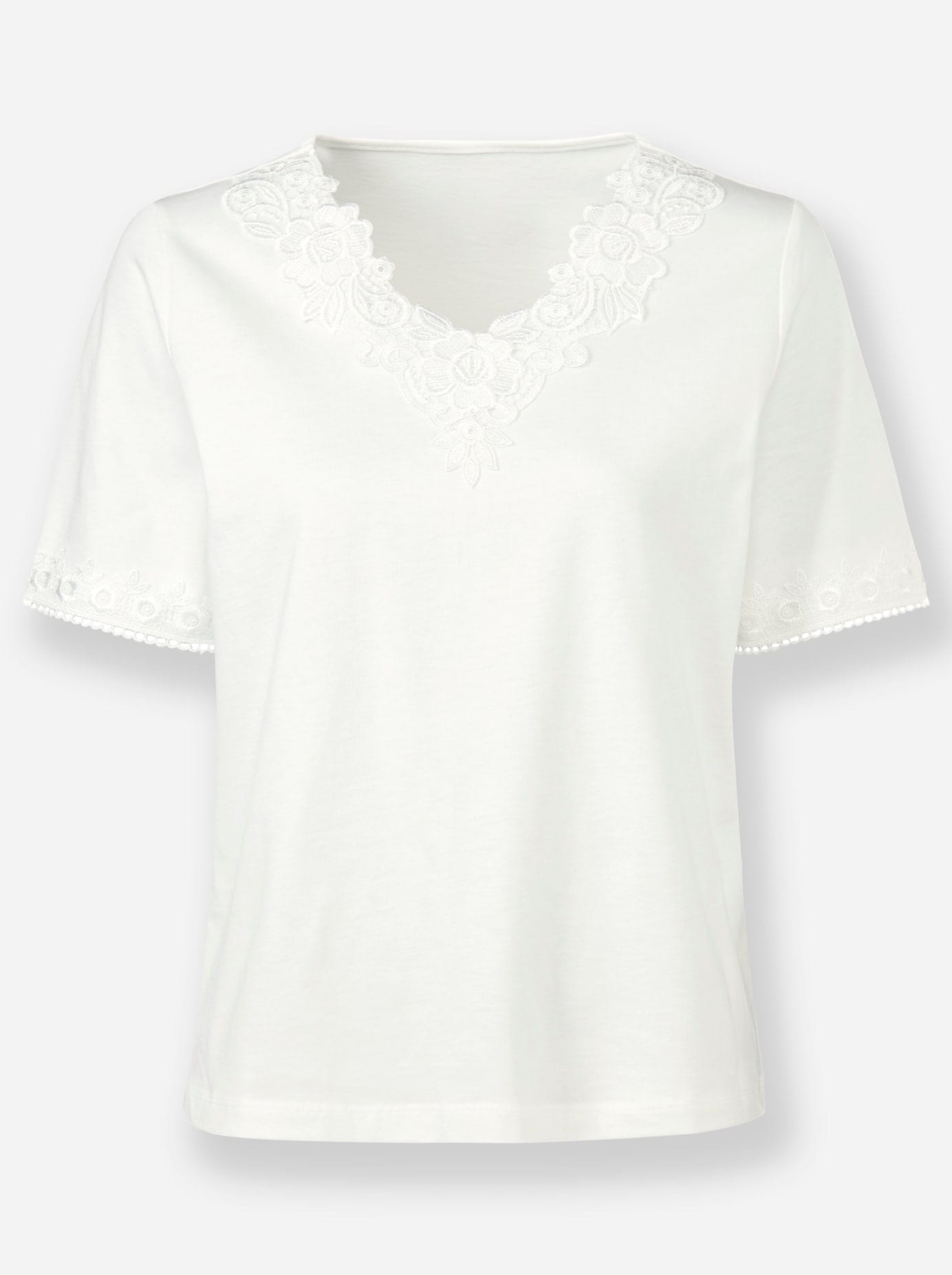 Classic Spitzenshirt »Shirt«, (1 tlg.)